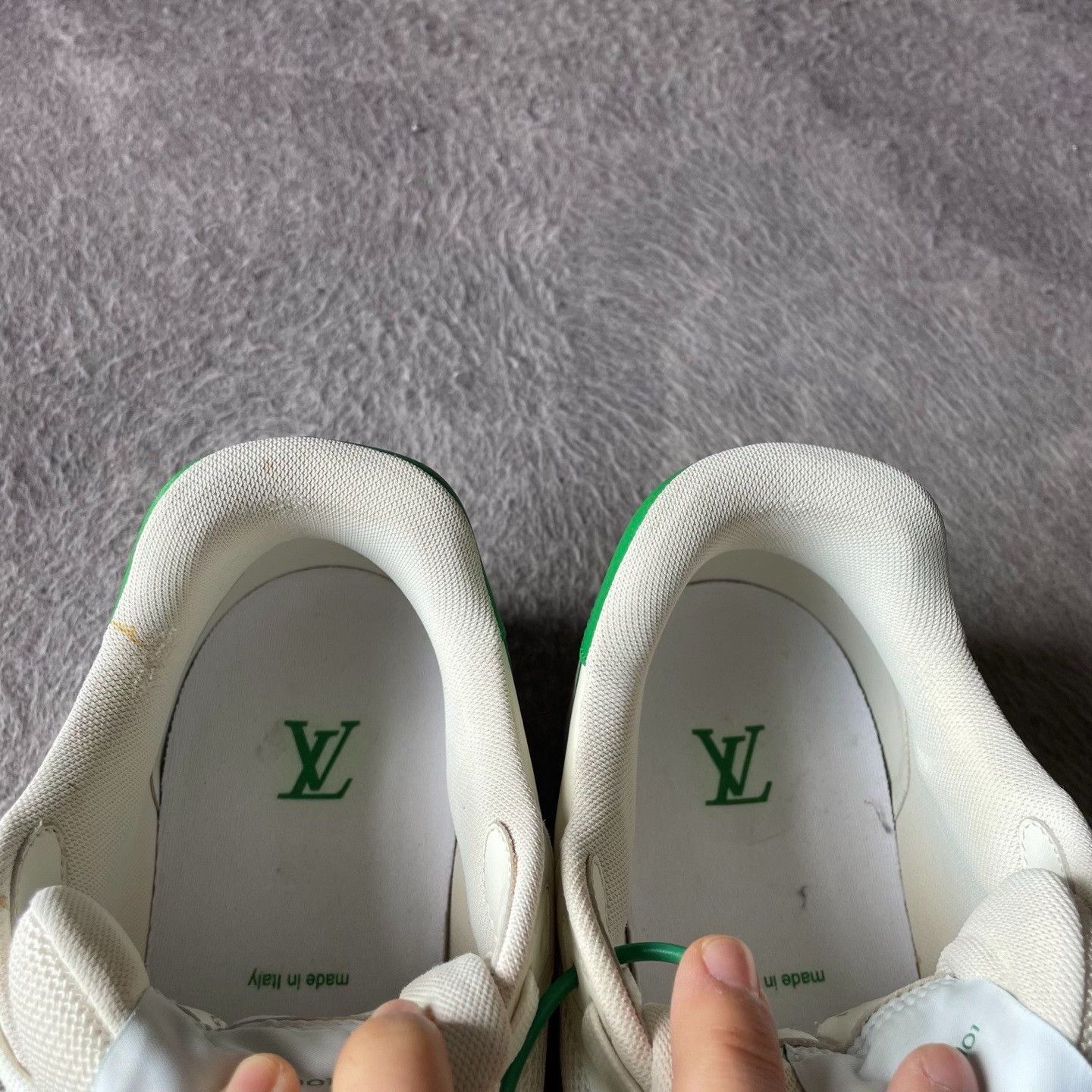 Louis Vuitton Louis Vuitton Training Green Lowtop Sneakers 44 Men Size US 10.5 / EU 43-44 - 8 Thumbnail