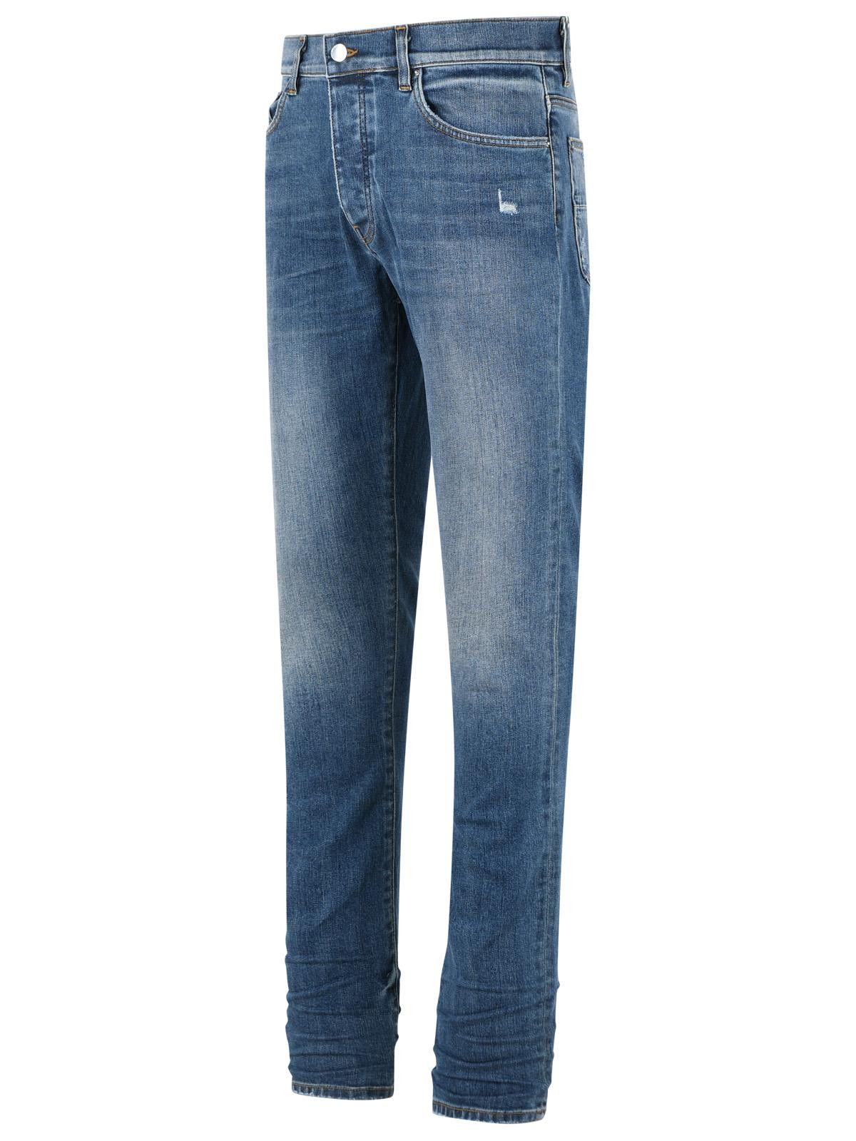 Amiri AMIRI 'Stack' Blue Cotton Jeans Size US 31 - 2 Thumbnail