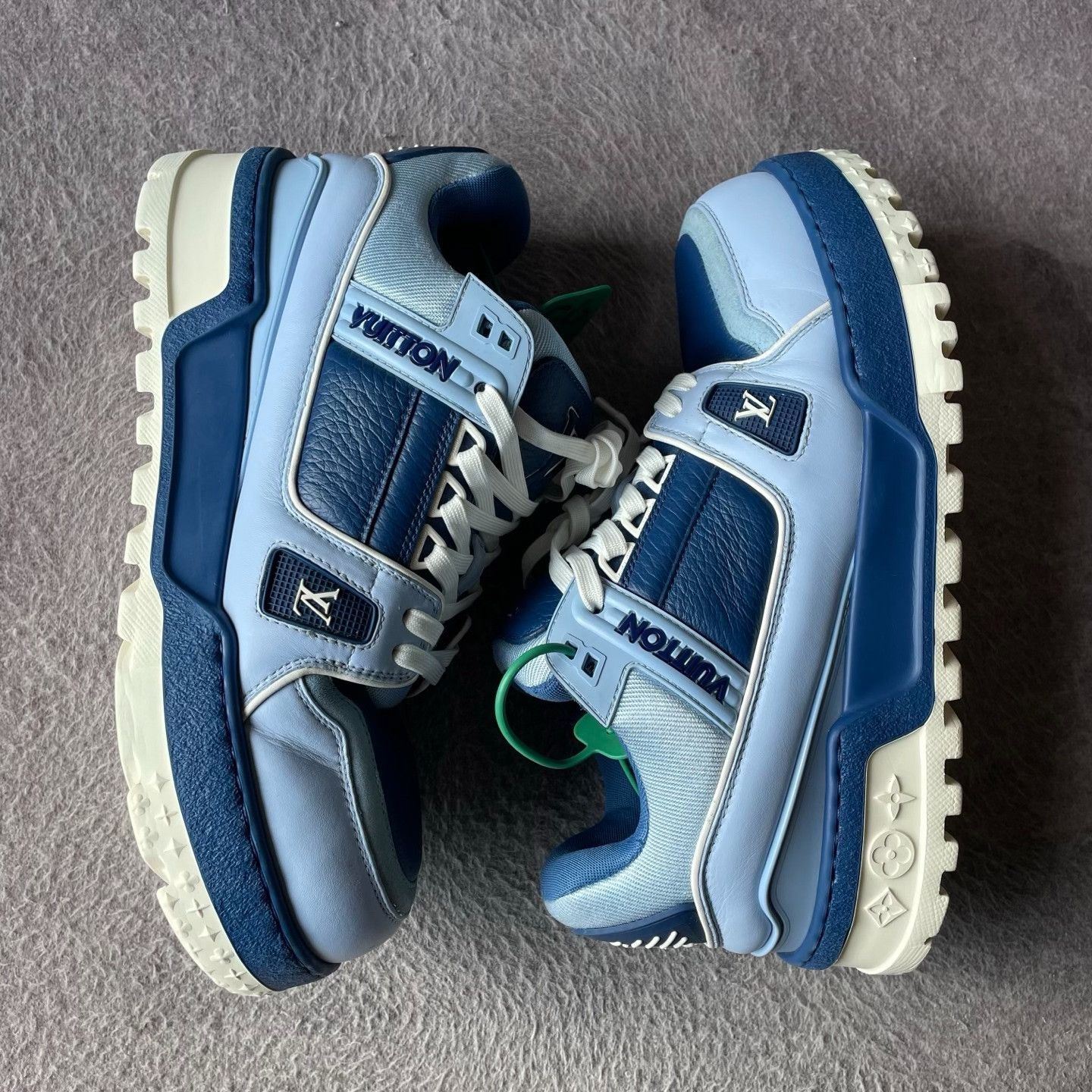 Louis Vuitton Louis Vuitton Training Blue Lowtop Sneakers 40 Men Size US 7.5 / EU 40-41 - 7 Thumbnail