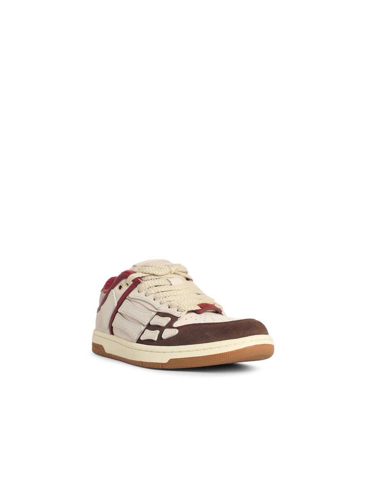 Amiri AMIRI 'Skel' Brown Leather Sneakers Size US 9 / EU 42 - 2 Thumbnail