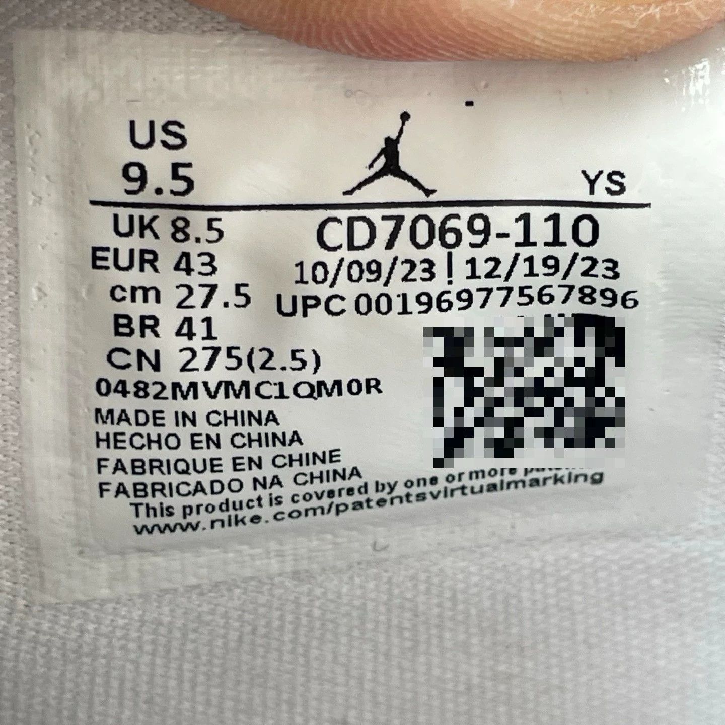 Nike Nike White Lowtop Sneakers 43 Men Size US 10 / EU 43 - 5 Thumbnail