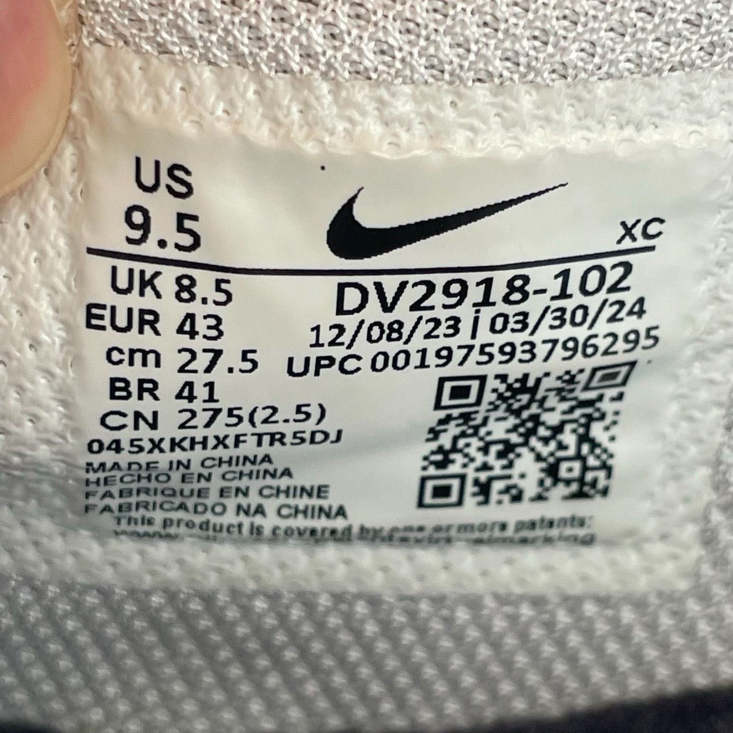 Nike Nike White Lowtop Sneakers 43 Men Size US 10 / EU 43 - 5 Thumbnail