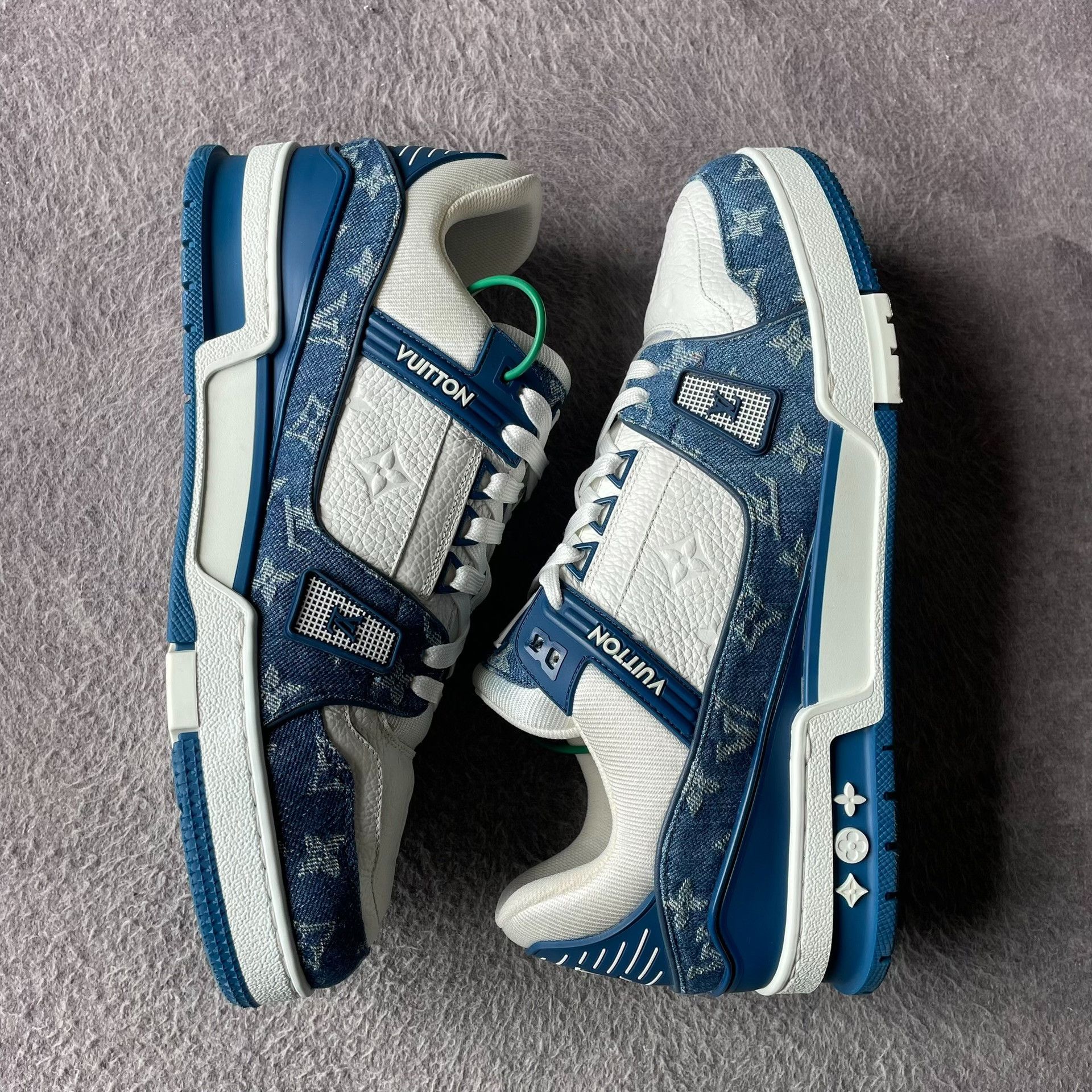 Louis Vuitton Louis Vuitton Training Denim Blue Lowtop Sneakers 43 Men Size US 10 / EU 43 - 8 Thumbnail