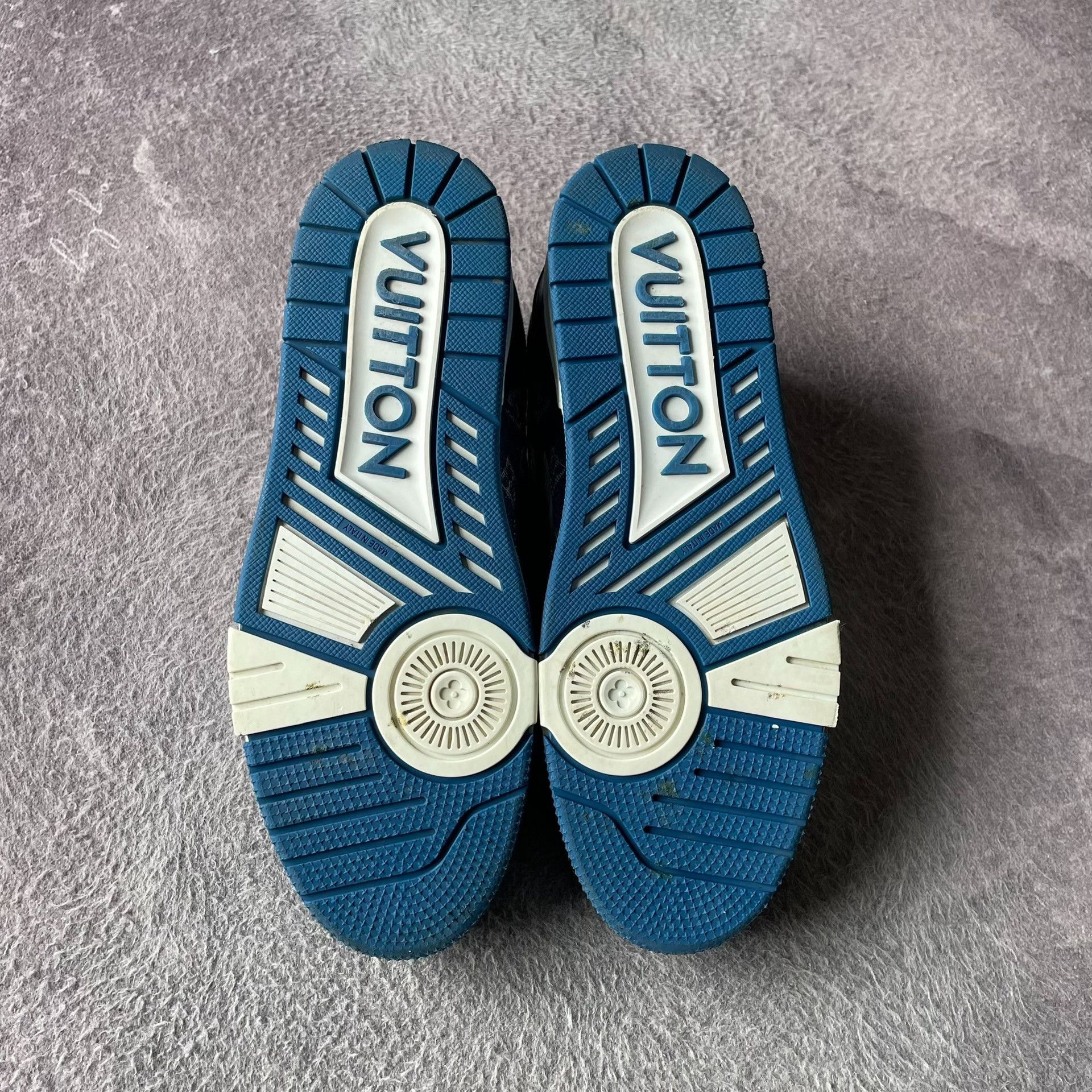 Louis Vuitton Louis Vuitton Training Denim Blue Lowtop Sneakers 43 Men Size US 10 / EU 43 - 4 Thumbnail