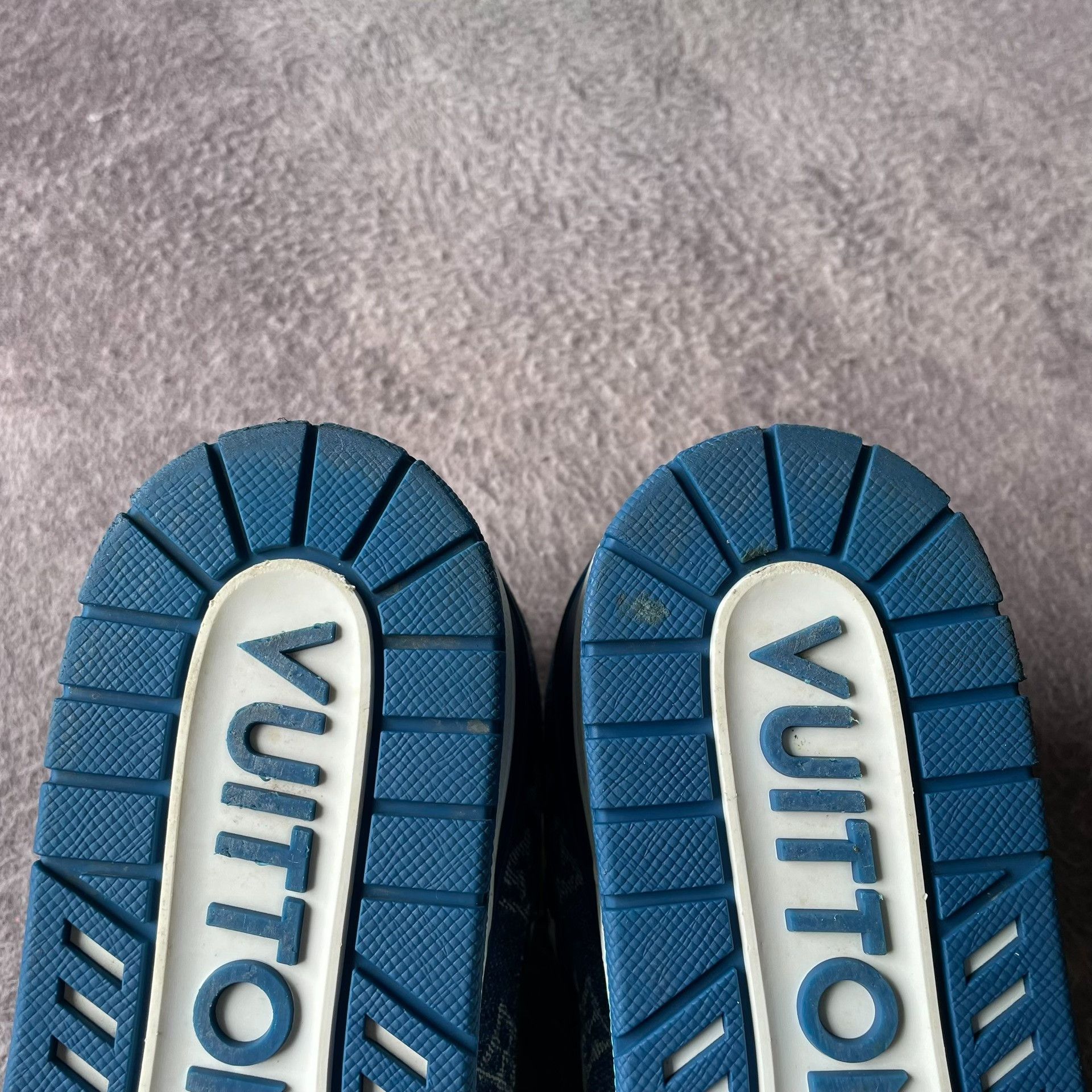 Louis Vuitton Louis Vuitton Training Denim Blue Lowtop Sneakers 43 Men Size US 10 / EU 43 - 5 Thumbnail