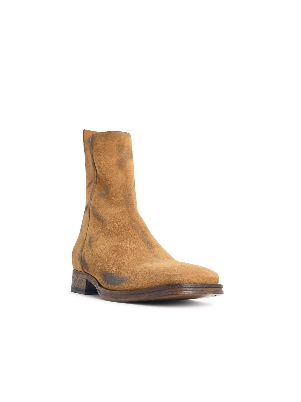 Acne Studios ACNE STUDIOS Beige Suede Ankle Boots Size US 10 / EU 43 - 2 Thumbnail