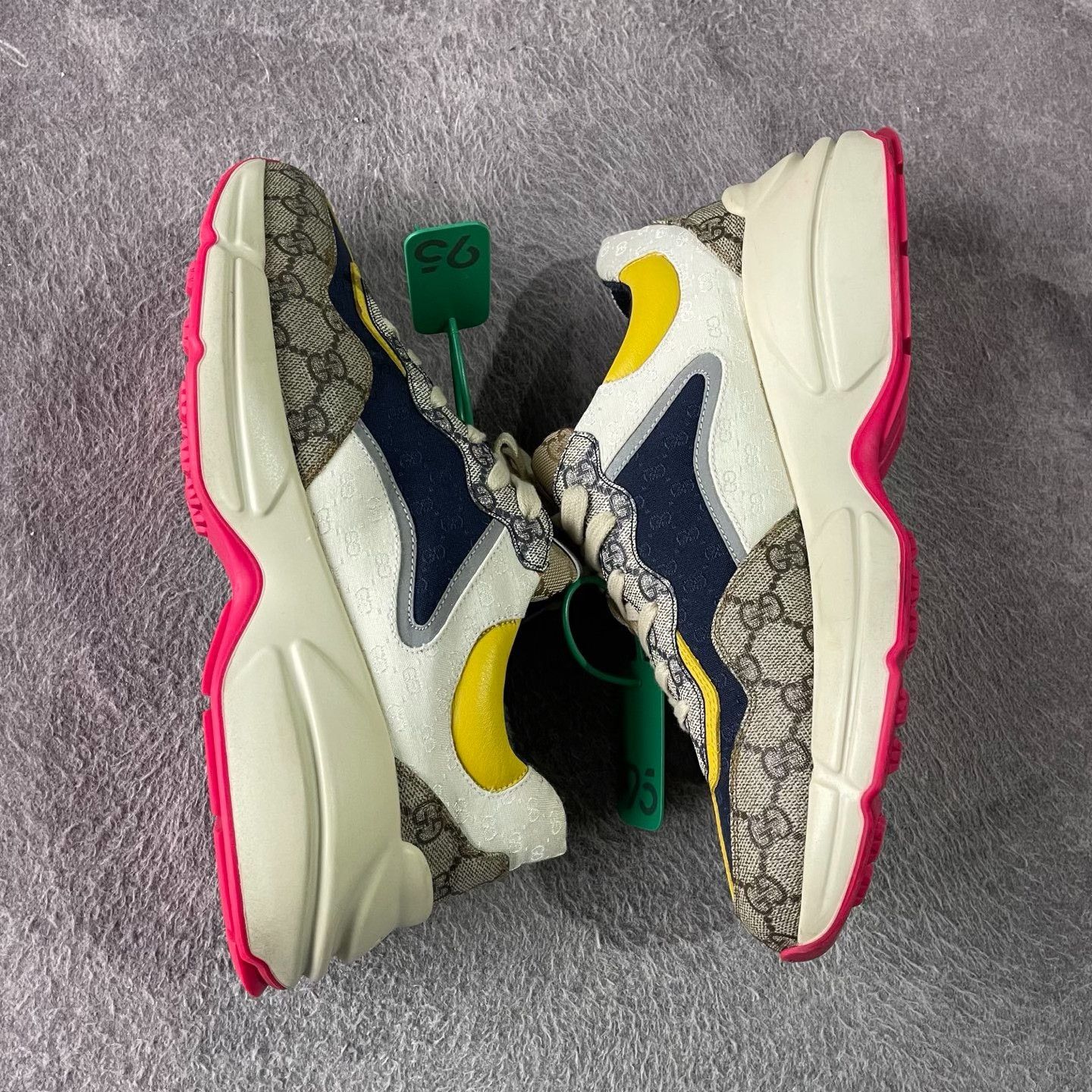 Gucci Gucci Pink Lowtop Sneakers 42 Men Size US 9 / EU 42 - 7 Thumbnail