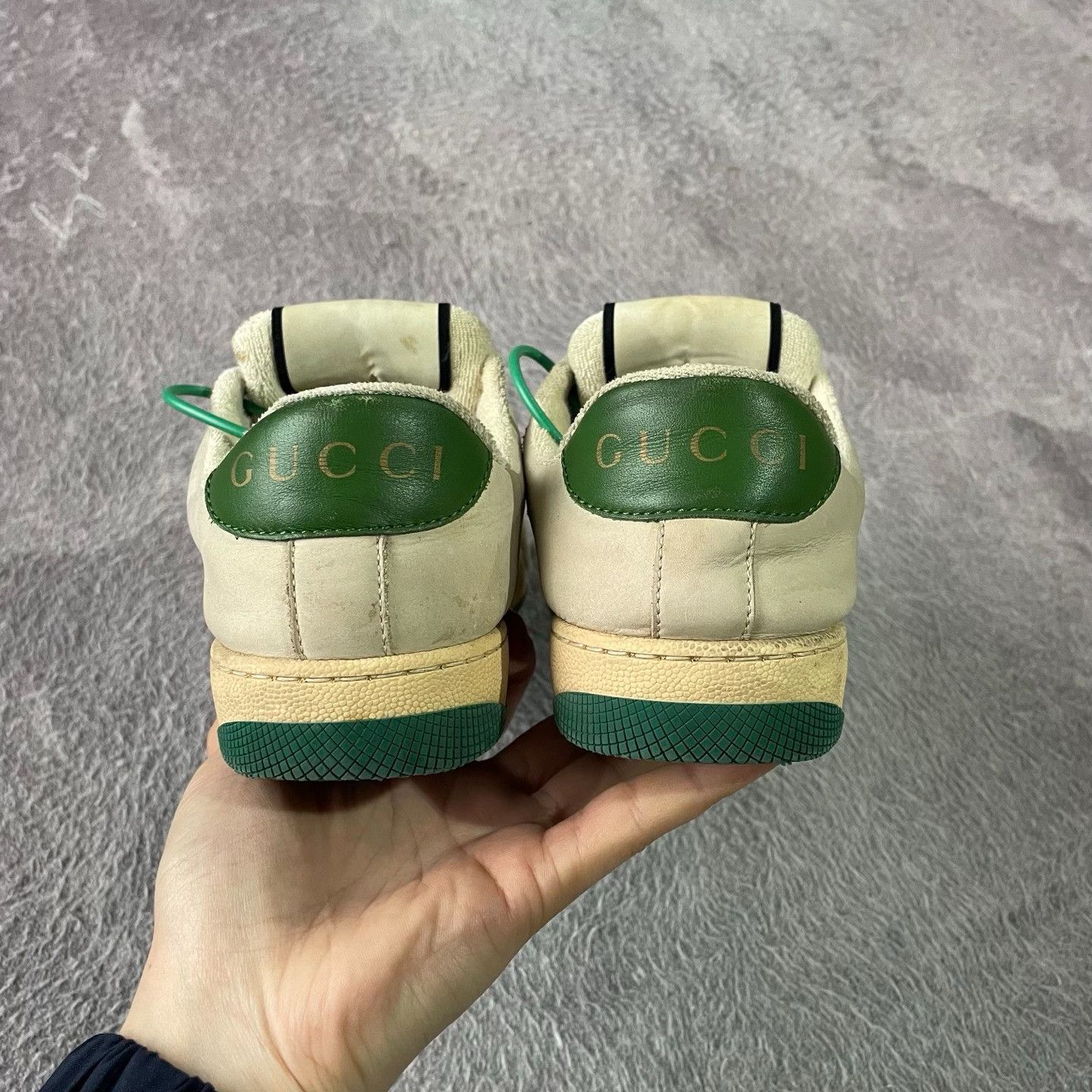 Gucci Gucci Green Lowtop Sneakers 35 Women Size US 5 / IT 35 - 3 Thumbnail