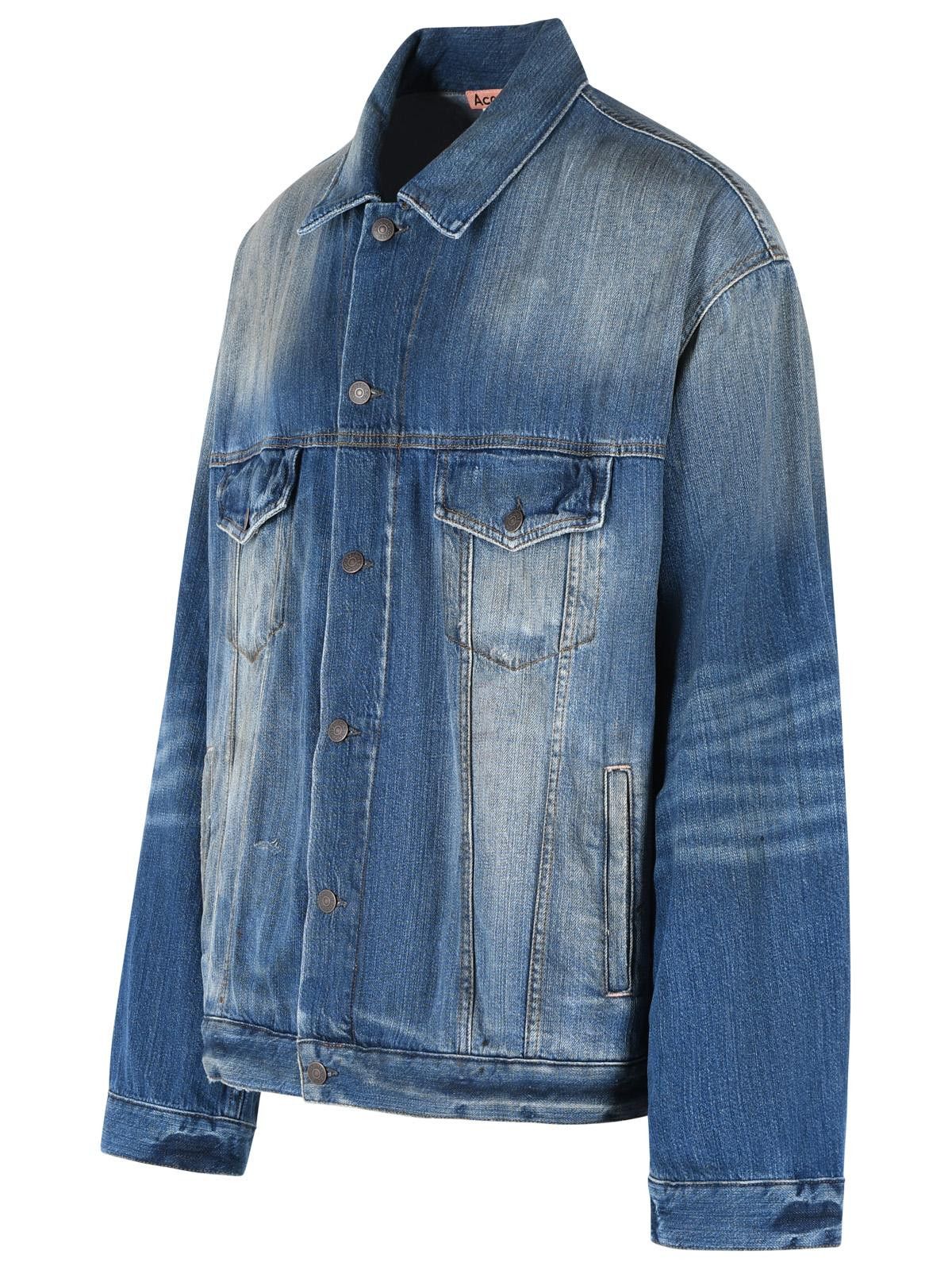 Acne Studios ACNE STUDIOS Blue Cotton Jacket Size US M / EU 48-50 / 2 - 2 Thumbnail