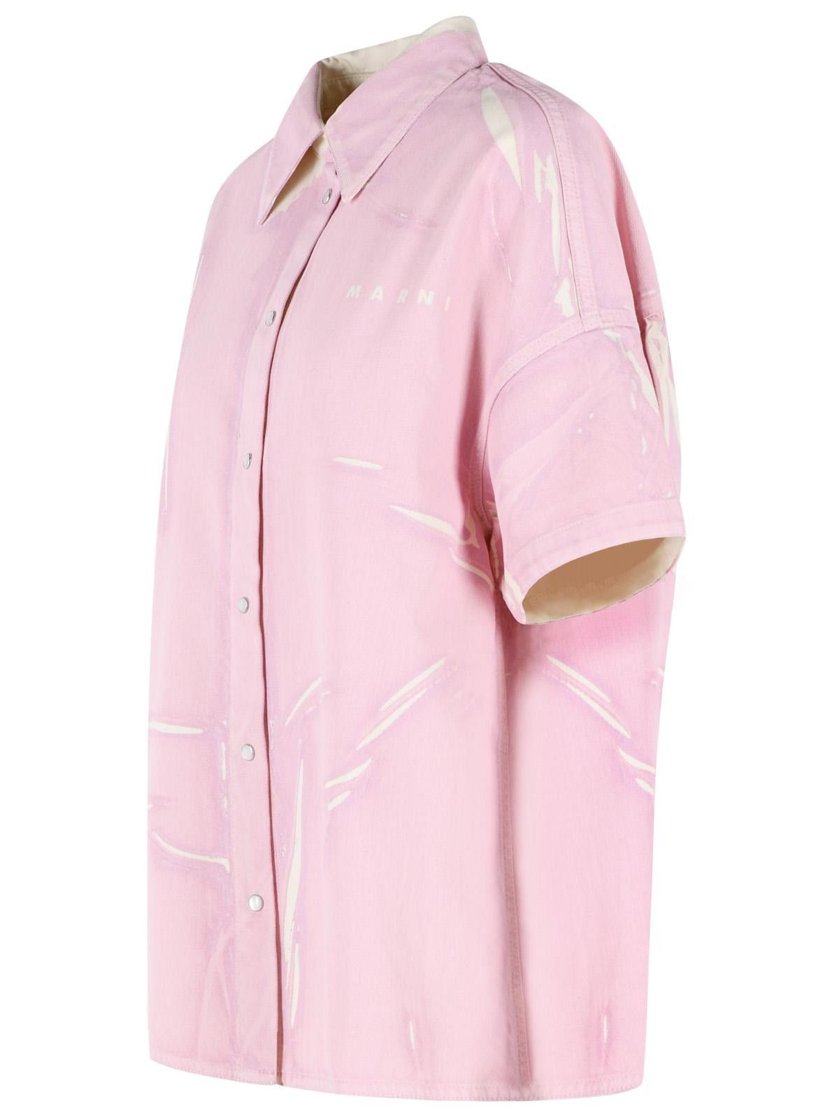 Marni MARNI Pink Cotton Shirt Size S / US 4 / IT 40 - 2 Thumbnail
