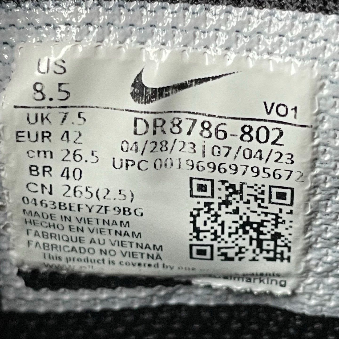 Nike Nike White Lowtop Sneakers 42 Men Size US 9 / EU 42 - 6 Thumbnail