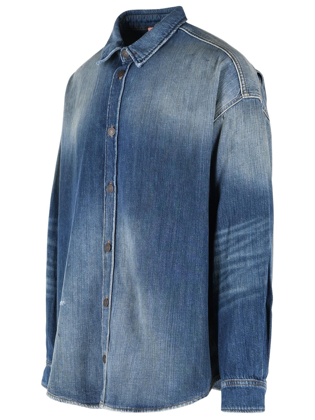 Acne Studios ACNE STUDIOS Blue Cotton Shirt Size US M / EU 48-50 / 2 - 2 Thumbnail