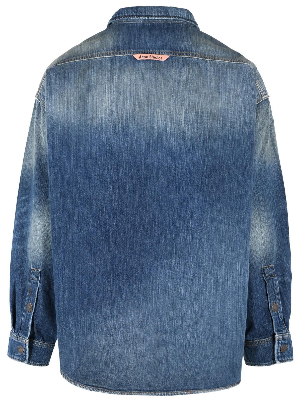 Acne Studios ACNE STUDIOS Blue Cotton Shirt Size US M / EU 48-50 / 2 - 3 Thumbnail