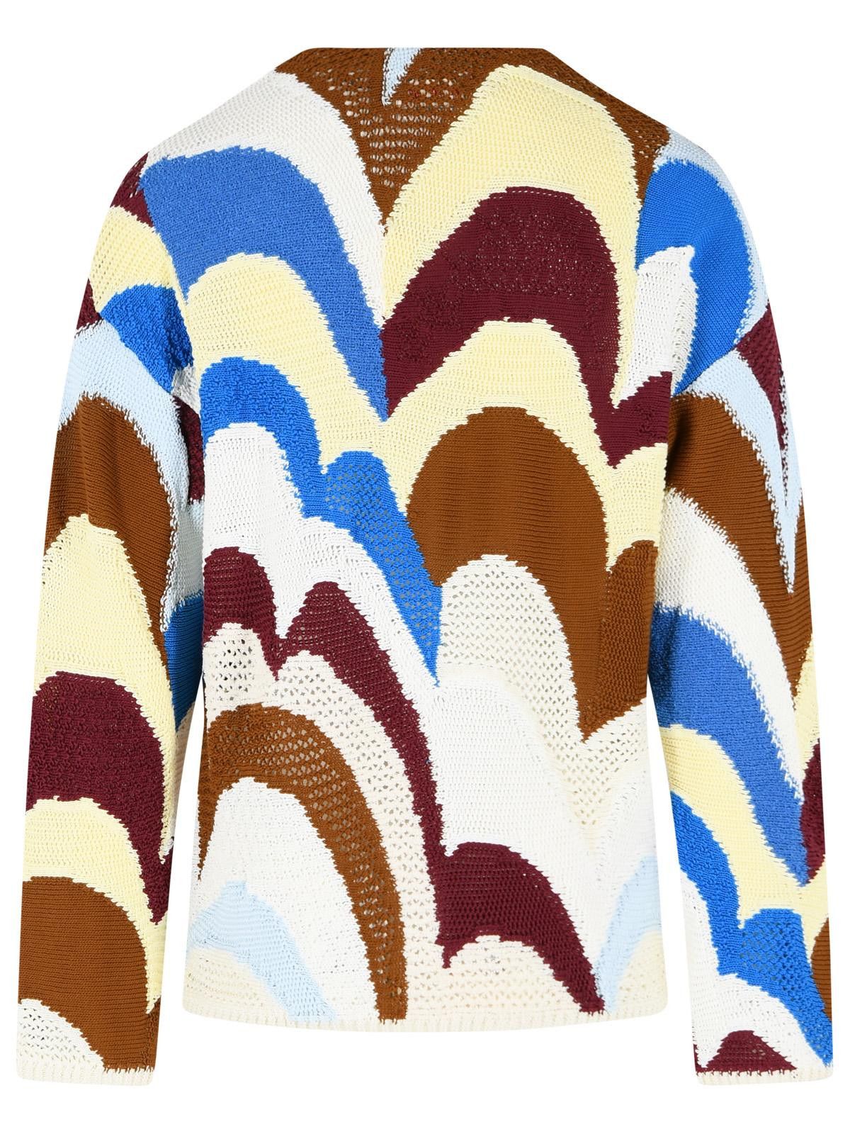 Marni MARNI Multicolor Cotton Cardigan Size US L / EU 52-54 / 3 - 3 Thumbnail