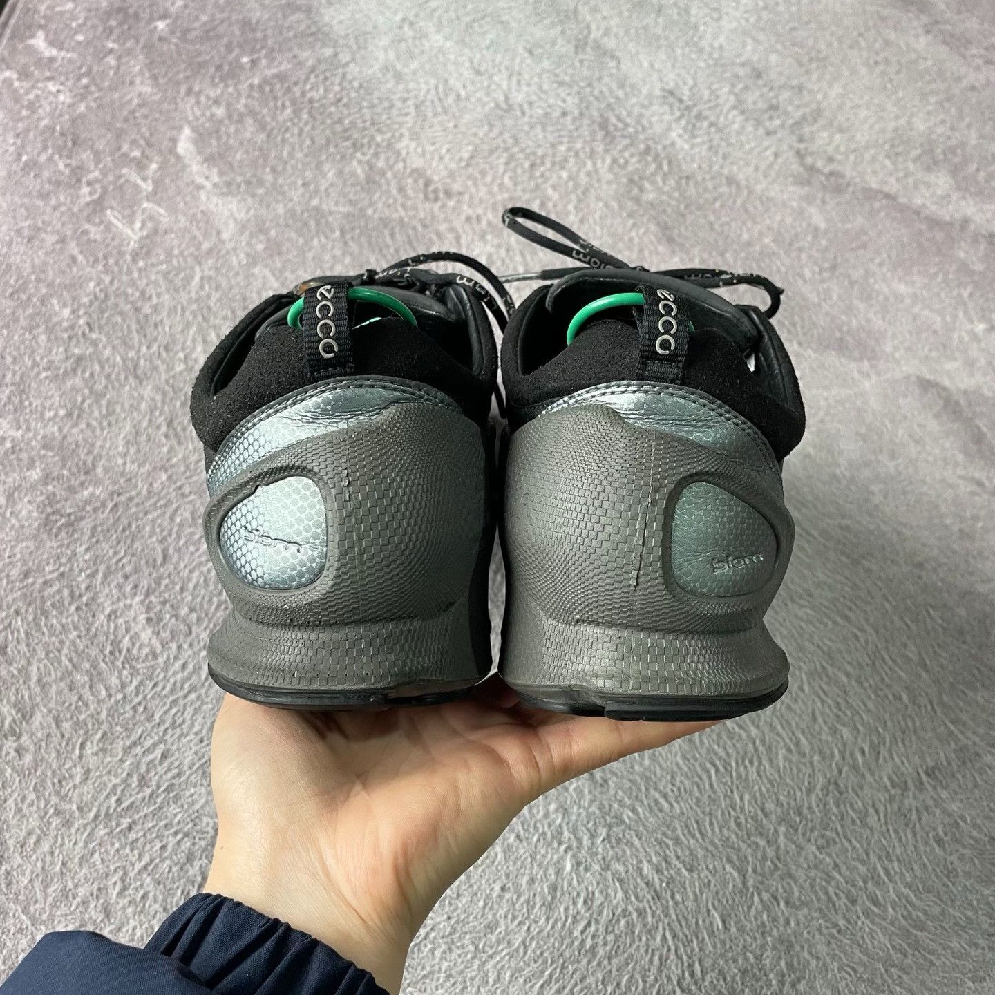 Ecco ECCO Black Lowtop Sneakers 46 Men Size US 12 / EU 45 - 3 Thumbnail