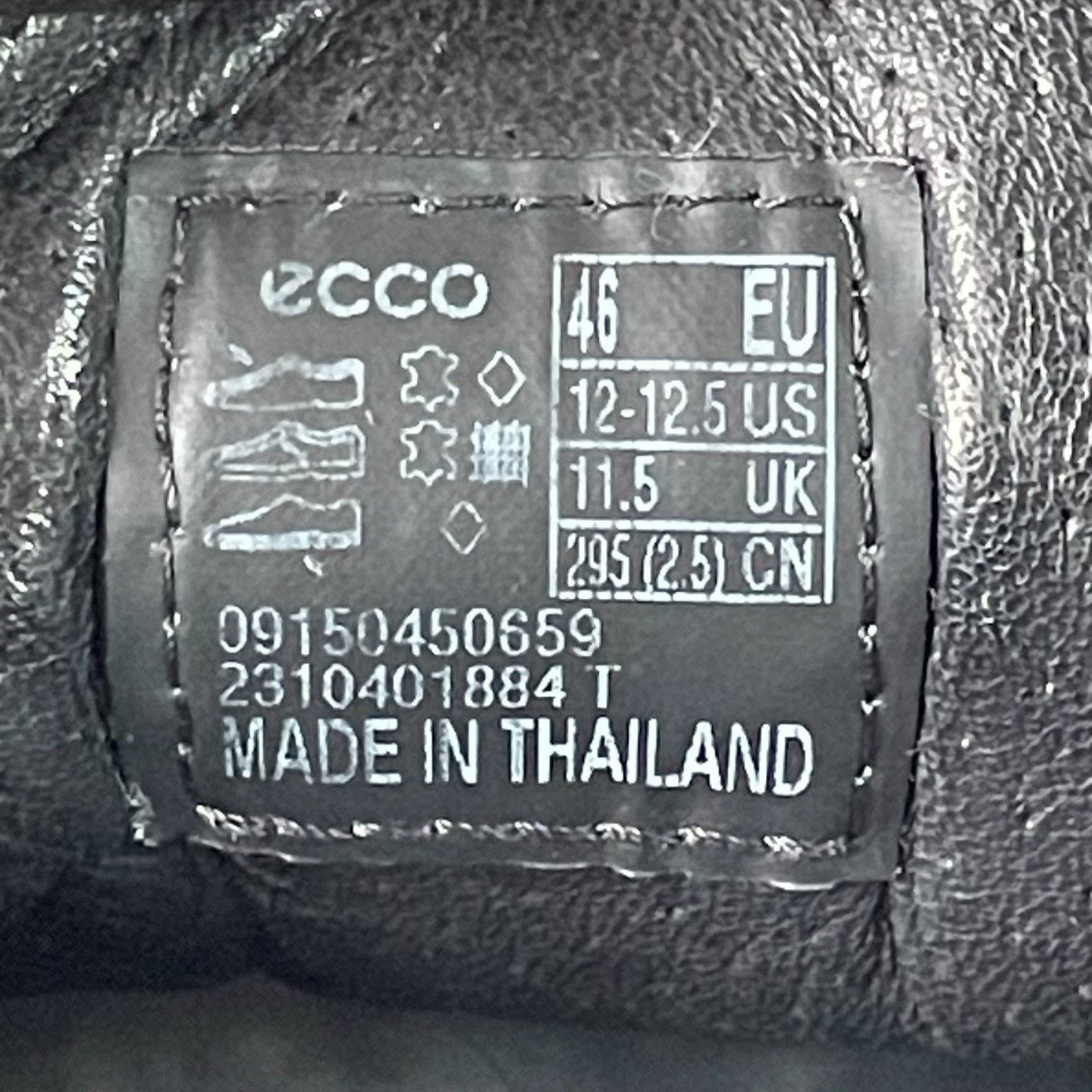 Ecco ECCO Black Lowtop Sneakers 46 Men Size US 12 / EU 45 - 5 Thumbnail