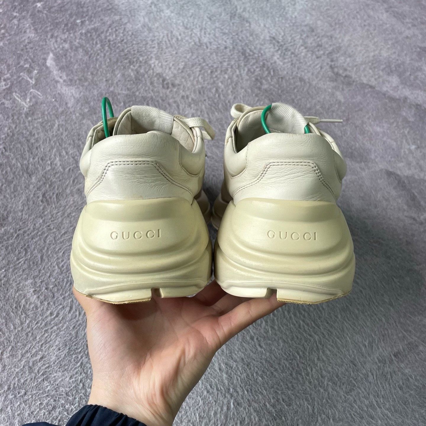 Gucci Gucci White Lowtop Sneakers 39 Men Size US 6.5 / EU 39-40 - 3 Thumbnail