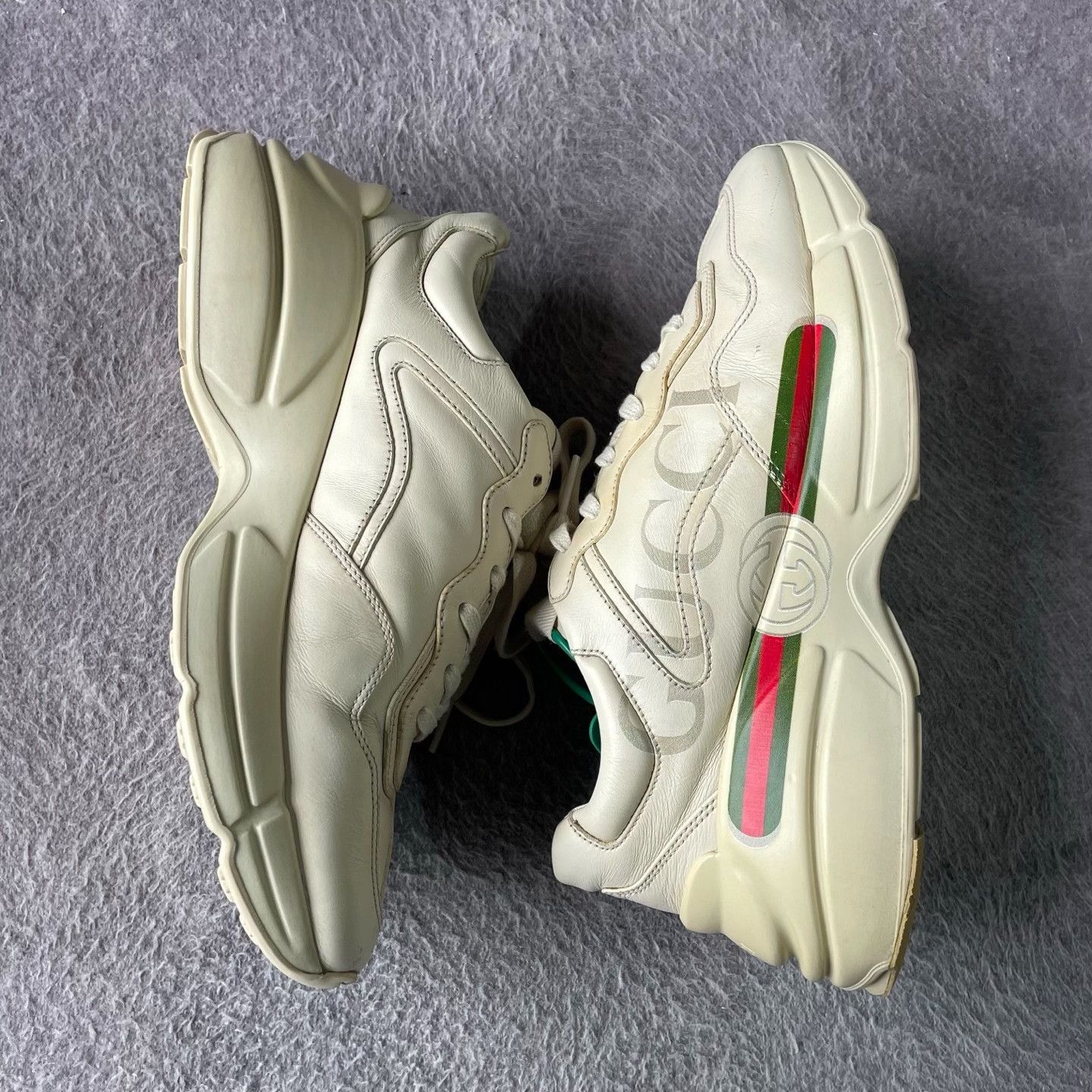Gucci Gucci White Lowtop Sneakers 39 Men Size US 6.5 / EU 39-40 - 7 Thumbnail
