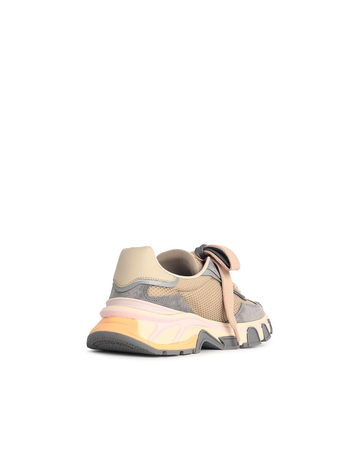 Dolce & Gabbana DOLCE & GABBANA 'Airmaster' Sneakers In Beige And Grey Fabric And Leather Size US 6 / IT 36 - 3 Thumbnail