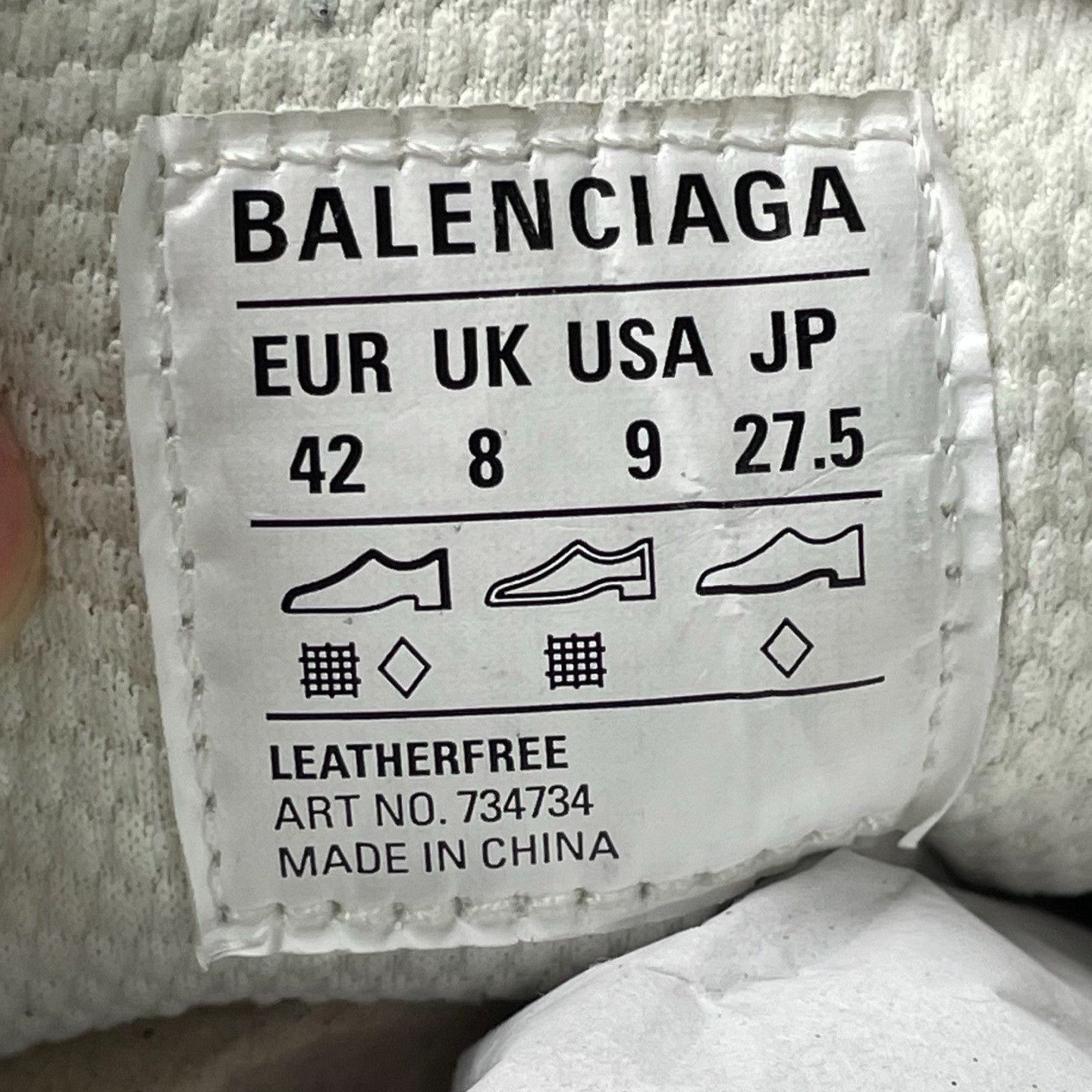 Balenciaga Balenciaga White Lowtop Sneakers XL Men Size US 10 / EU 43 - 5 Thumbnail