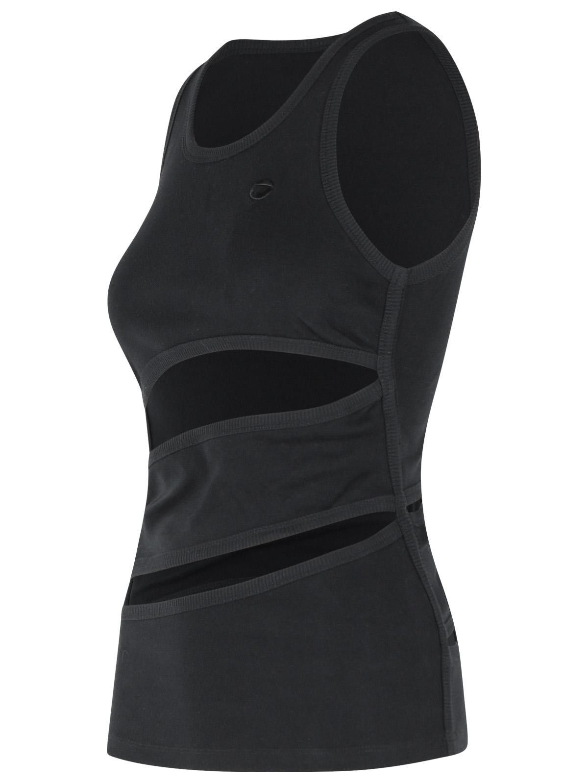 Coperni COPERNI 'Spirale' Black Cotton Tank Top Size S / US 4 / IT 40 - 2 Thumbnail
