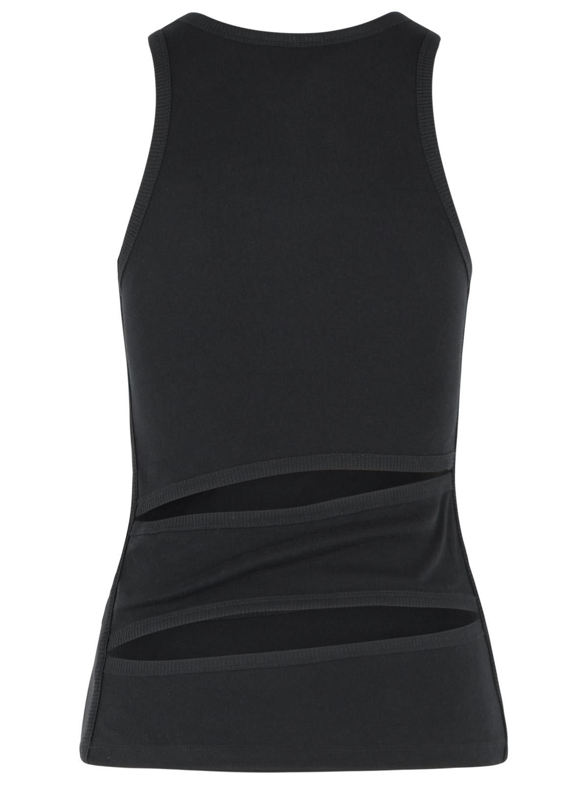 Coperni COPERNI 'Spirale' Black Cotton Tank Top Size XS / US 0-2 / IT 36-38 - 3 Thumbnail