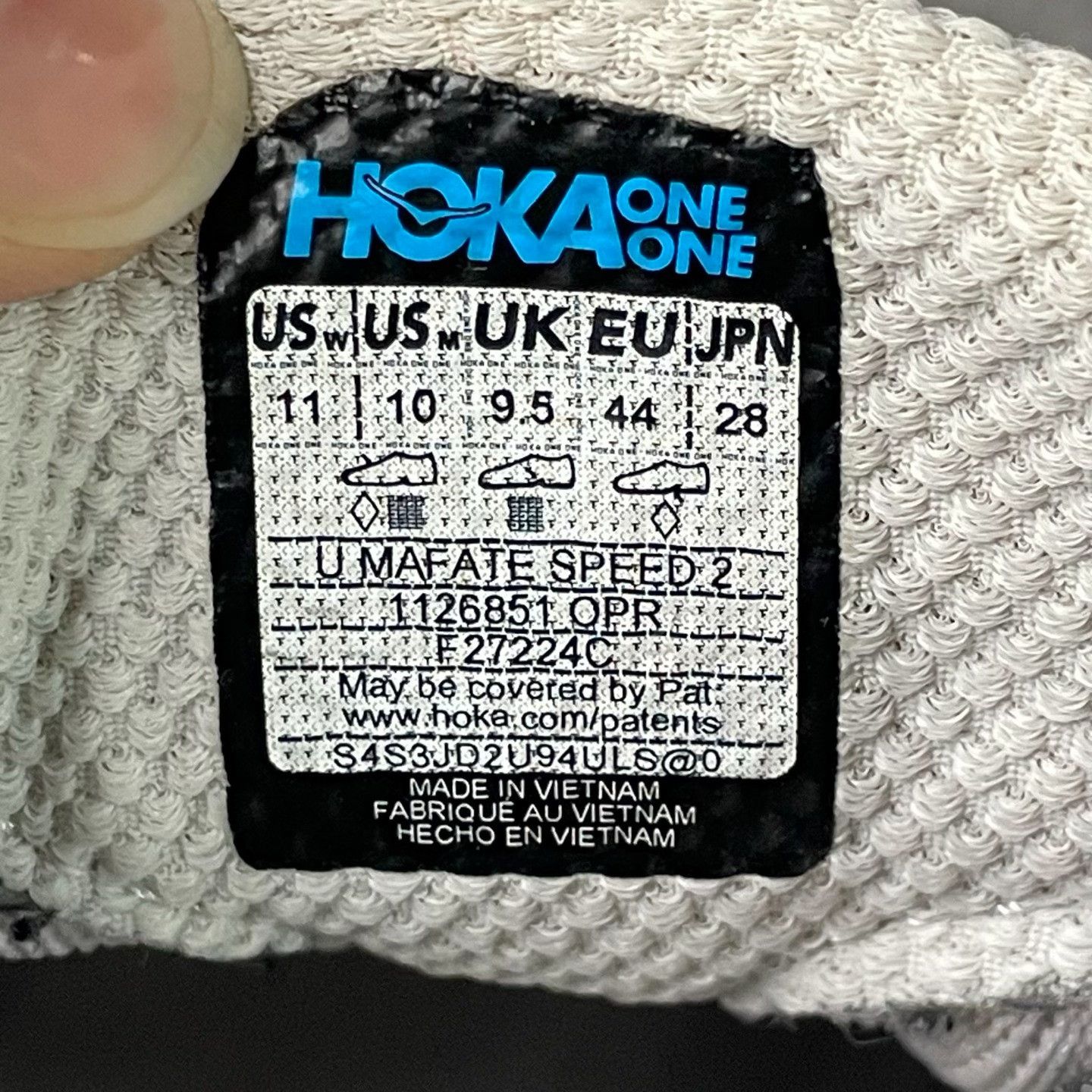 Hoka Hoka Gray Lowtop Sneakers 44 Men Size US 10.5 / EU 43-44 - 5 Thumbnail