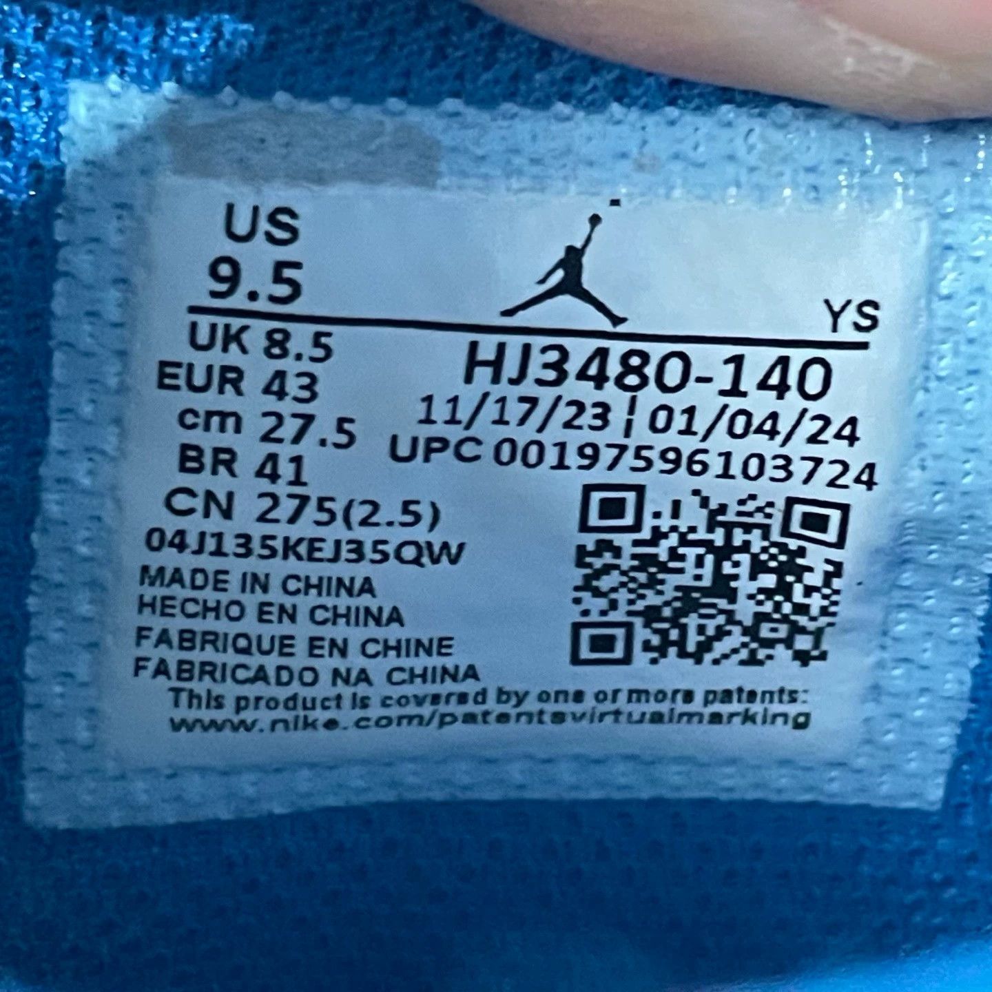 Nike Nike Blue Lowtop Sneakers 43 Men Size US 10 / EU 43 - 5 Thumbnail