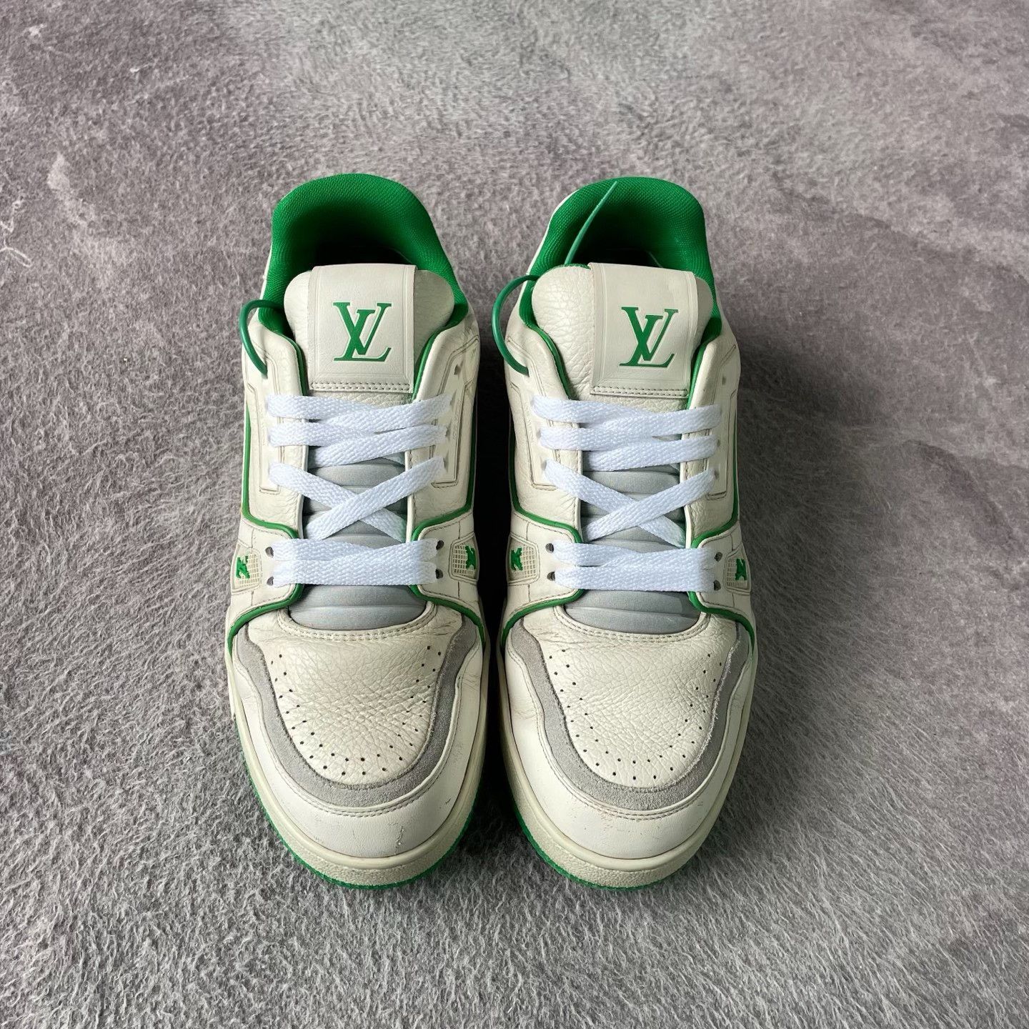 Louis Vuitton Louis Vuitton Training Green Lowtop Sneakers 41.5 Men Size US 9 / EU 42 - 2 Thumbnail