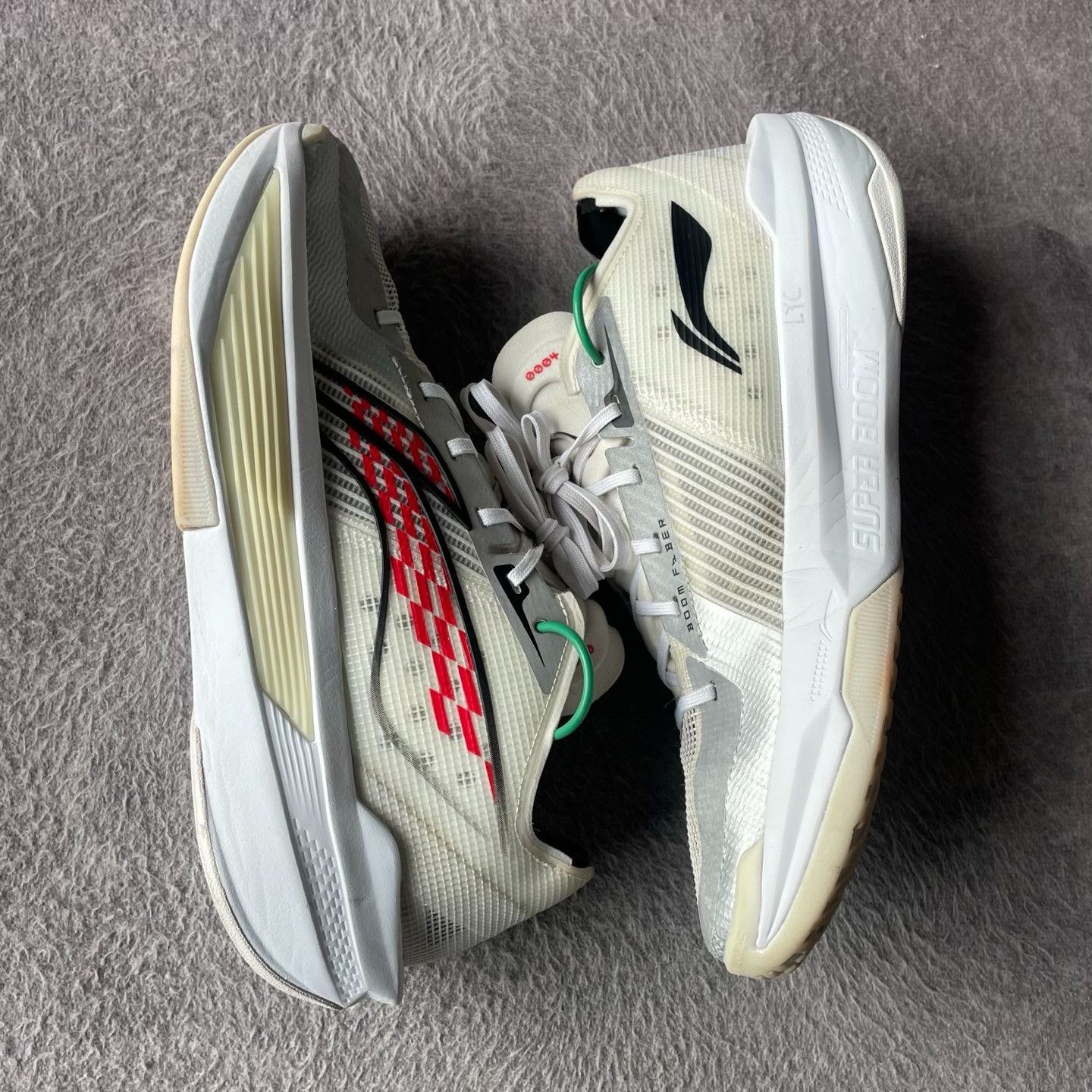 Li-Ning Li-Ning White Lowtop Sneakers 43 Men Size US 10 / EU 43 - 6 Thumbnail