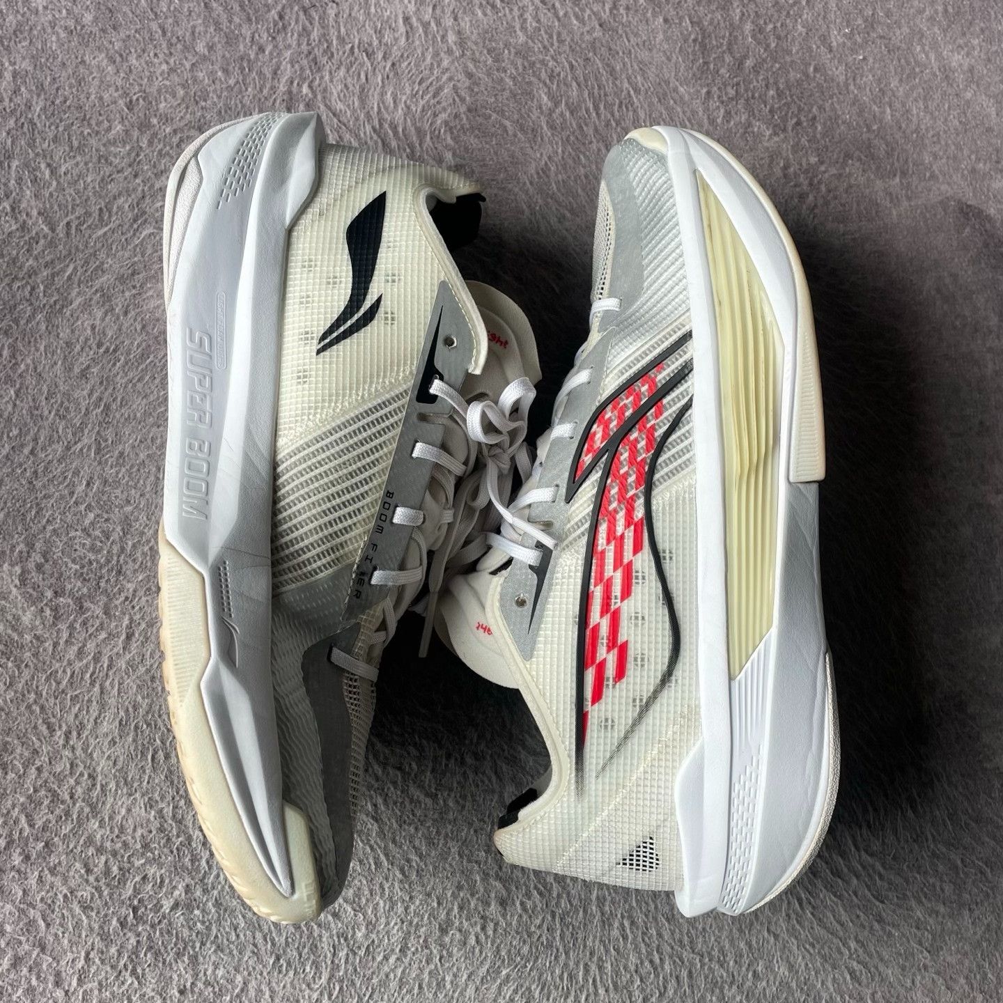 Li-Ning Li-Ning White Lowtop Sneakers 43 Men Size US 10 / EU 43 - 7 Thumbnail