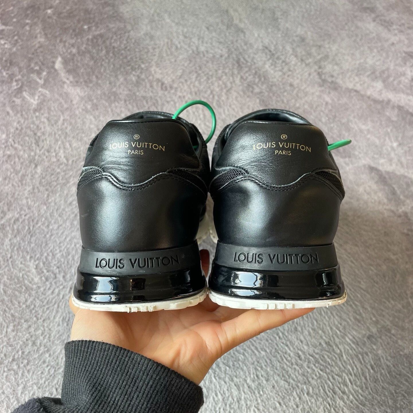 Louis Vuitton Louis Vuitton Black Lowtop Sneakers 43 Men Size US 10 / EU 43 - 3 Thumbnail