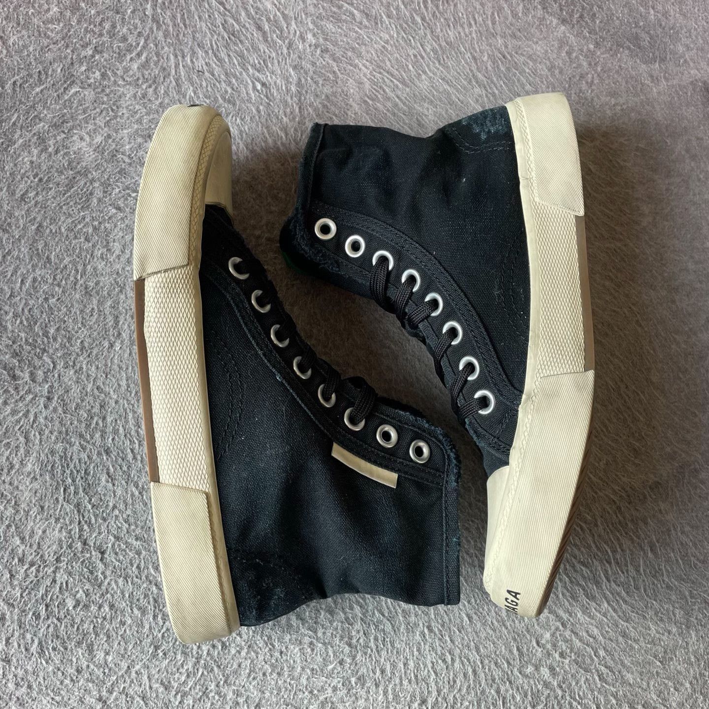 Balenciaga Balenciaga Black Hitop Sneakers 36 Women Size US 6 / IT 36 - 6 Thumbnail