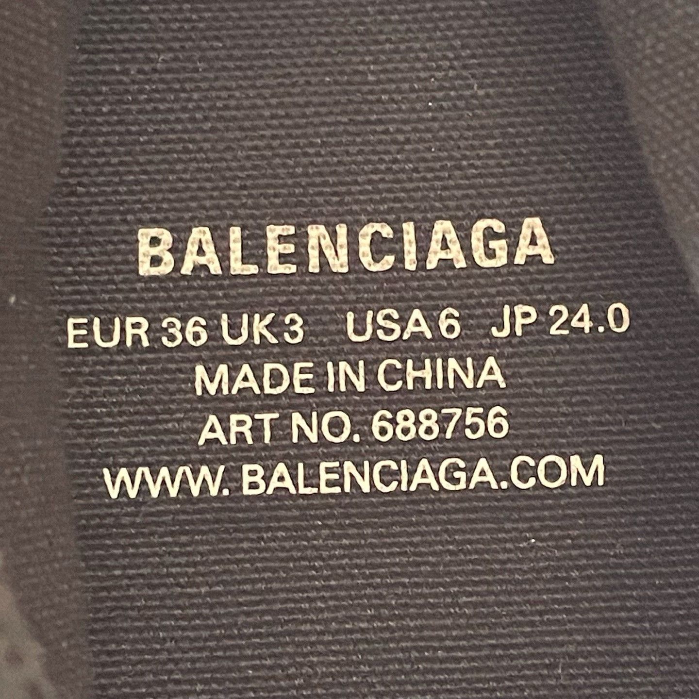 Balenciaga Balenciaga Black Hitop Sneakers 36 Women Size US 6 / IT 36 - 5 Thumbnail