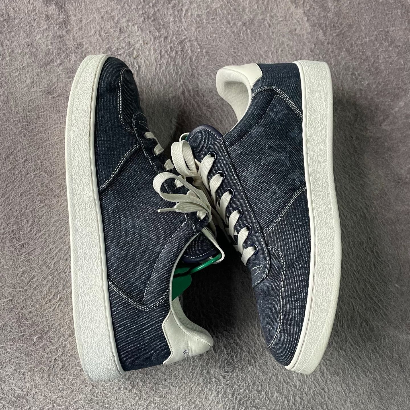 Louis Vuitton Louis Vuitton Denim Blue Lowtop Sneakers 41 Men Size US 8.5 / EU 41-42 - 6 Thumbnail