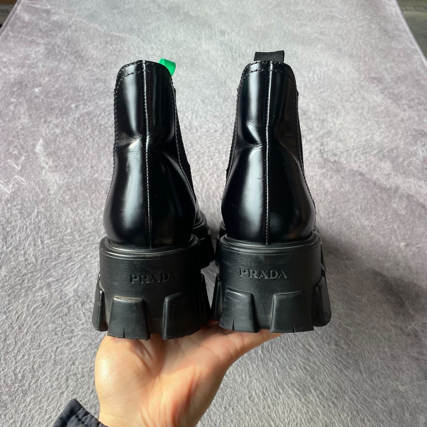 Prada Prada Black Boots L Women Size US 8 / IT 38 - 3 Thumbnail
