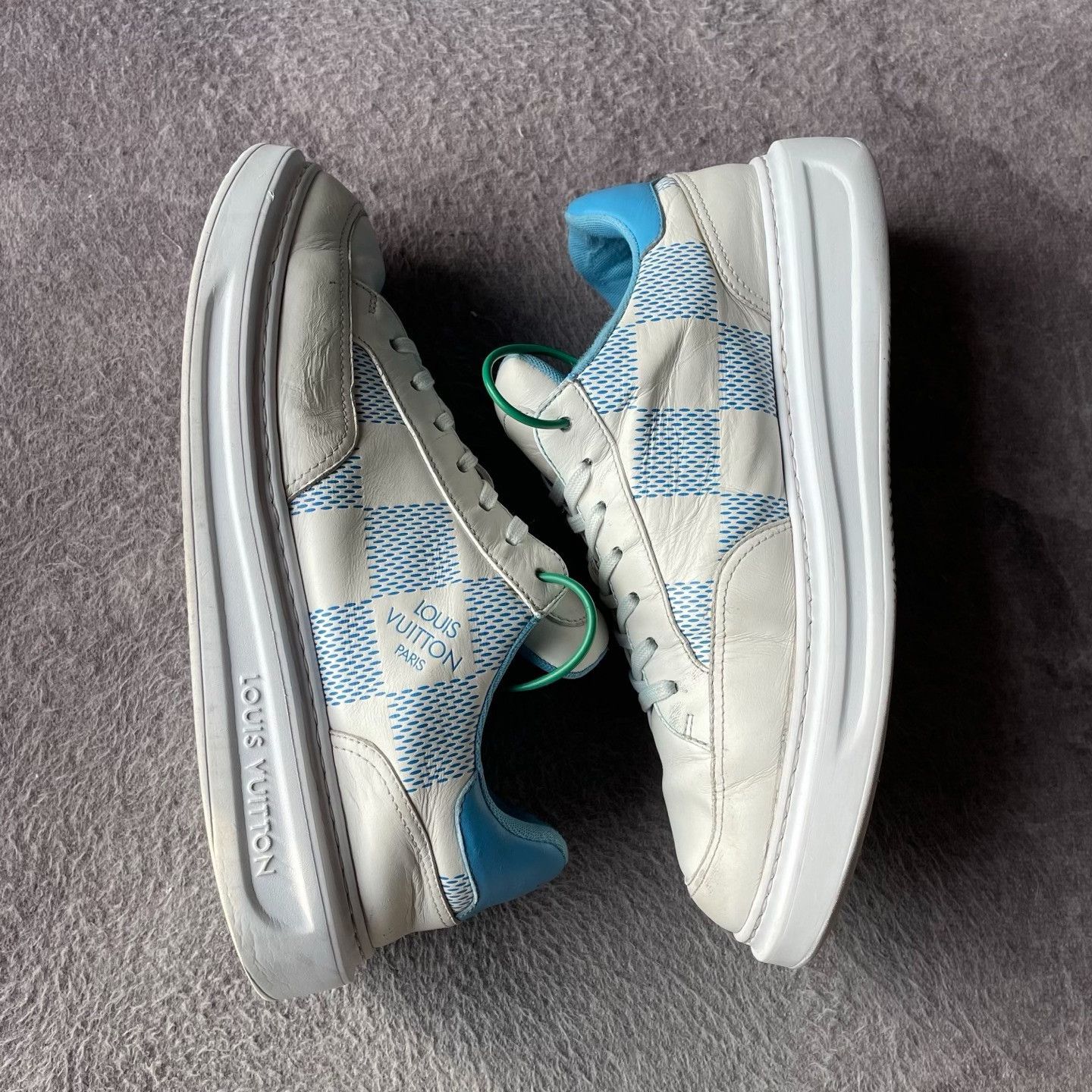 Louis Vuitton Louis Vuitton Blue Lowtop Sneakers 41 Men Size US 8.5 / EU 41-42 - 6 Thumbnail
