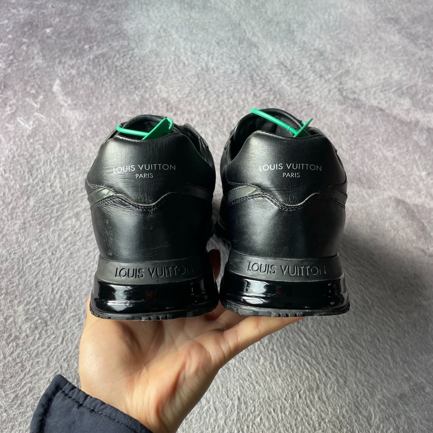 Louis Vuitton Louis Vuitton Black Lowtop Sneakers 41 Men Size US 8.5 / EU 41-42 - 3 Thumbnail