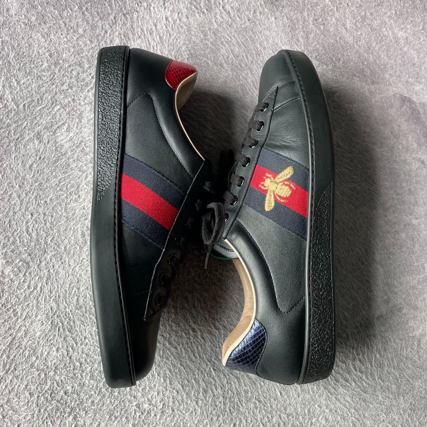 Gucci Gucci Black Lowtop Sneakers 43.5 Men Size US 10.5 / EU 43-44 - 8 Thumbnail