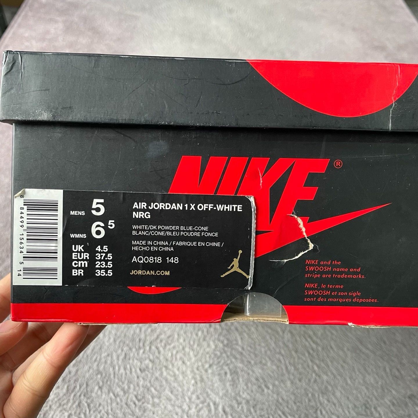 Nike Nike Collab Blue Lowtop Sneakers 37 Men Size US 5 / EU 37 - 9 Thumbnail