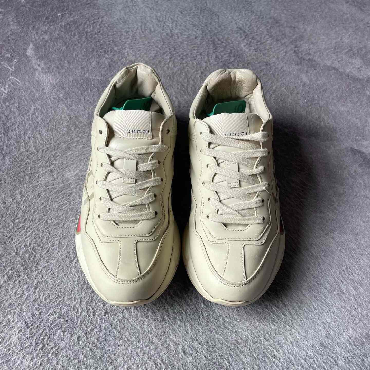 Gucci Gucci White Lowtop Sneakers 37 Women Size US 6.5 / IT 36.5 - 2 Thumbnail