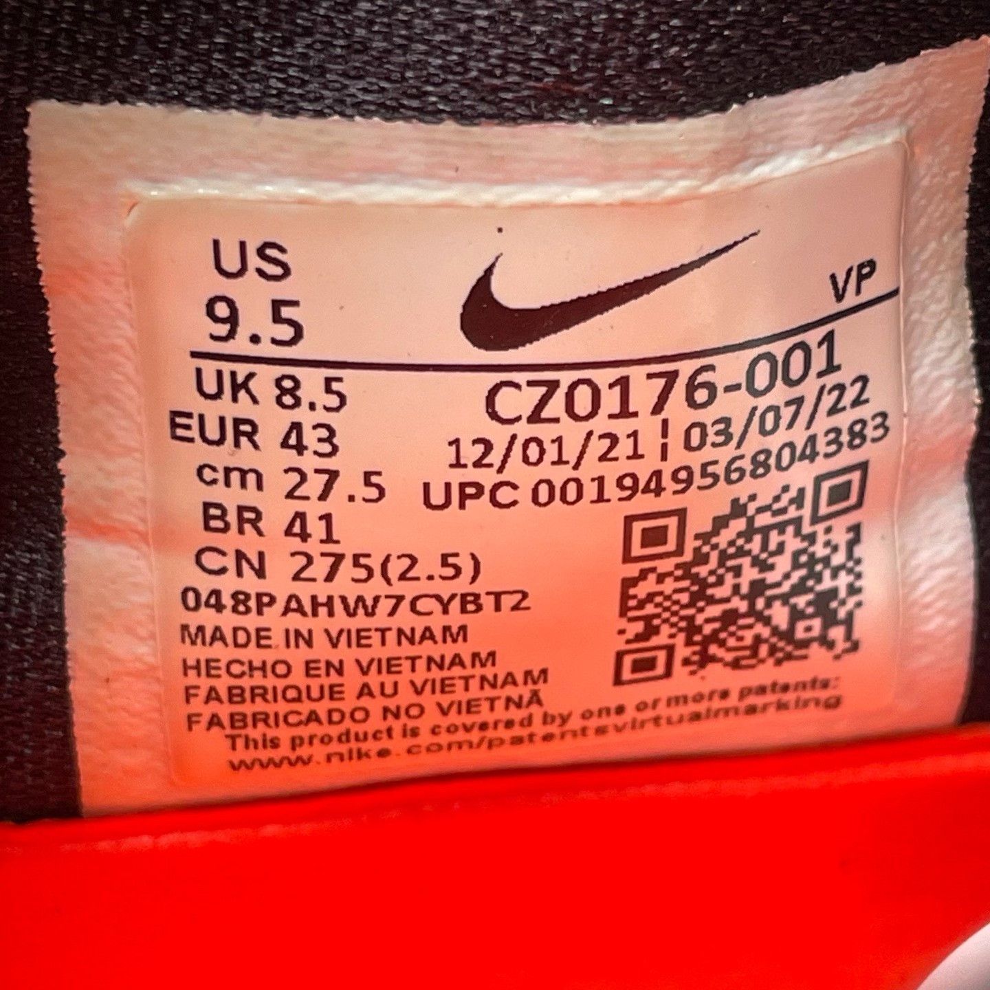 Nike Nike Black Lowtop Sneakers 43 Men Size US 10 / EU 43 - 5 Thumbnail