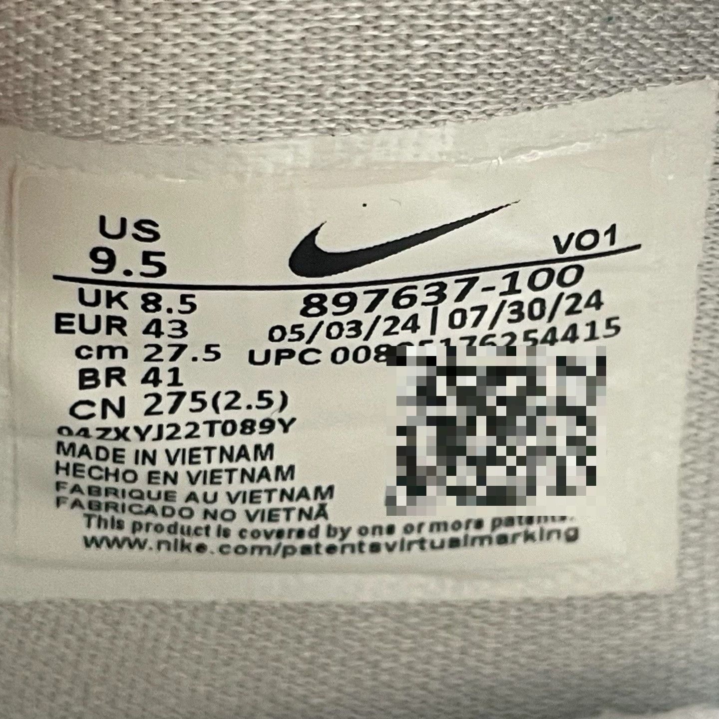 Nike Nike White Lowtop Sneakers 43 Men Size US 10 / EU 43 - 6 Thumbnail