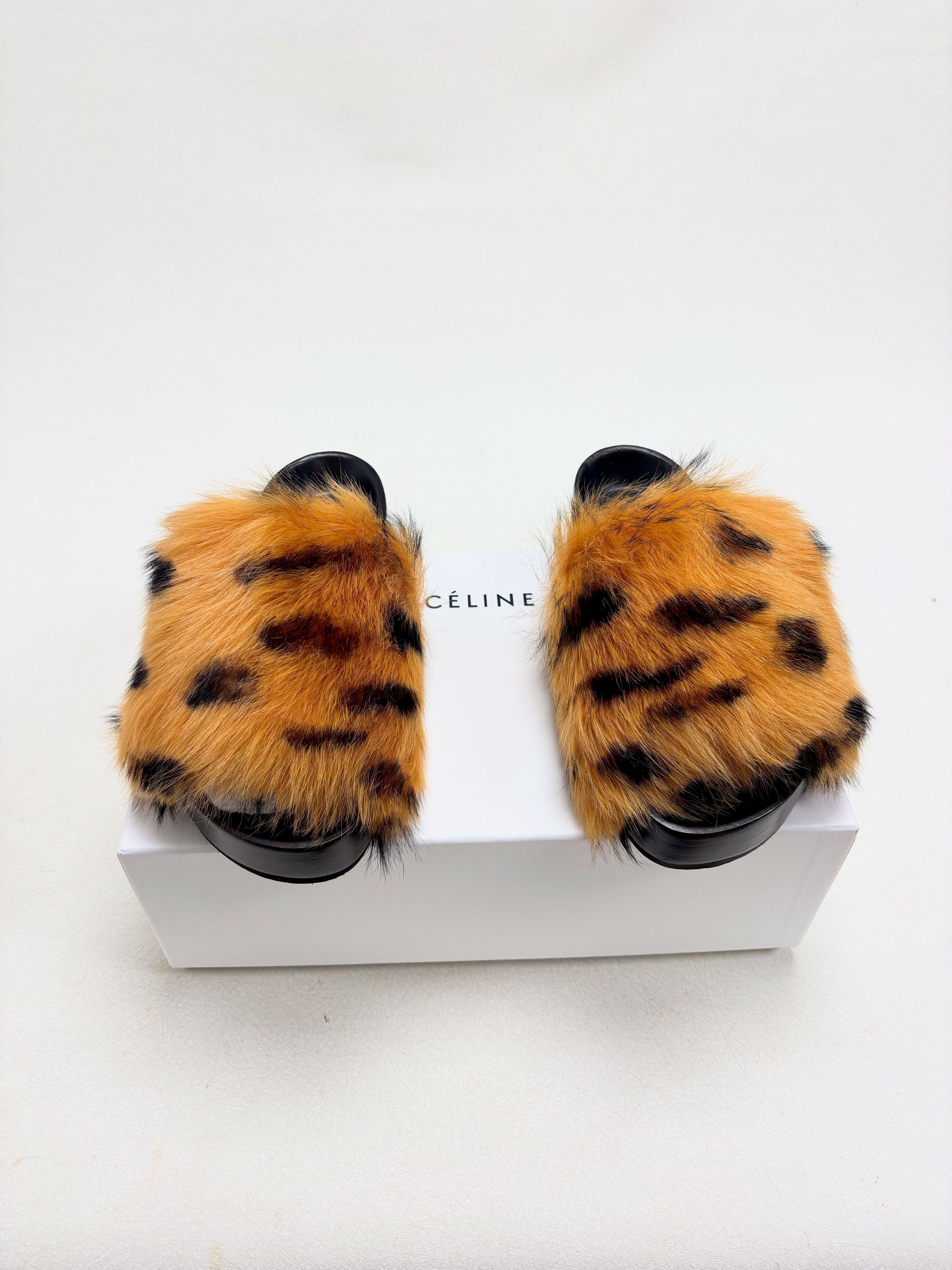Celine CÉLINE Sandales Léopard Size US 6 / IT 36 - 7 Thumbnail