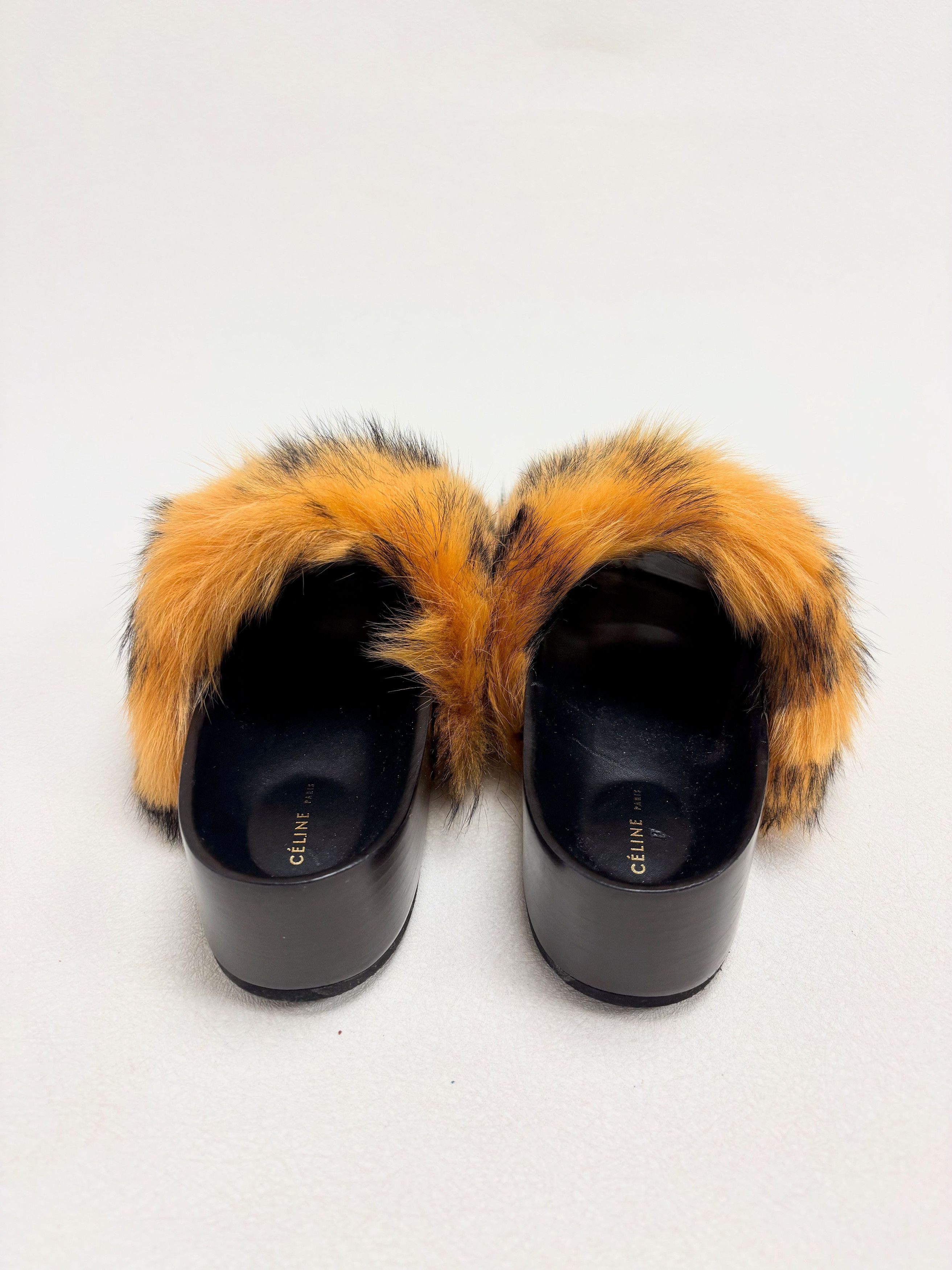 Celine CÉLINE Sandales Léopard Size US 6 / IT 36 - 4 Thumbnail