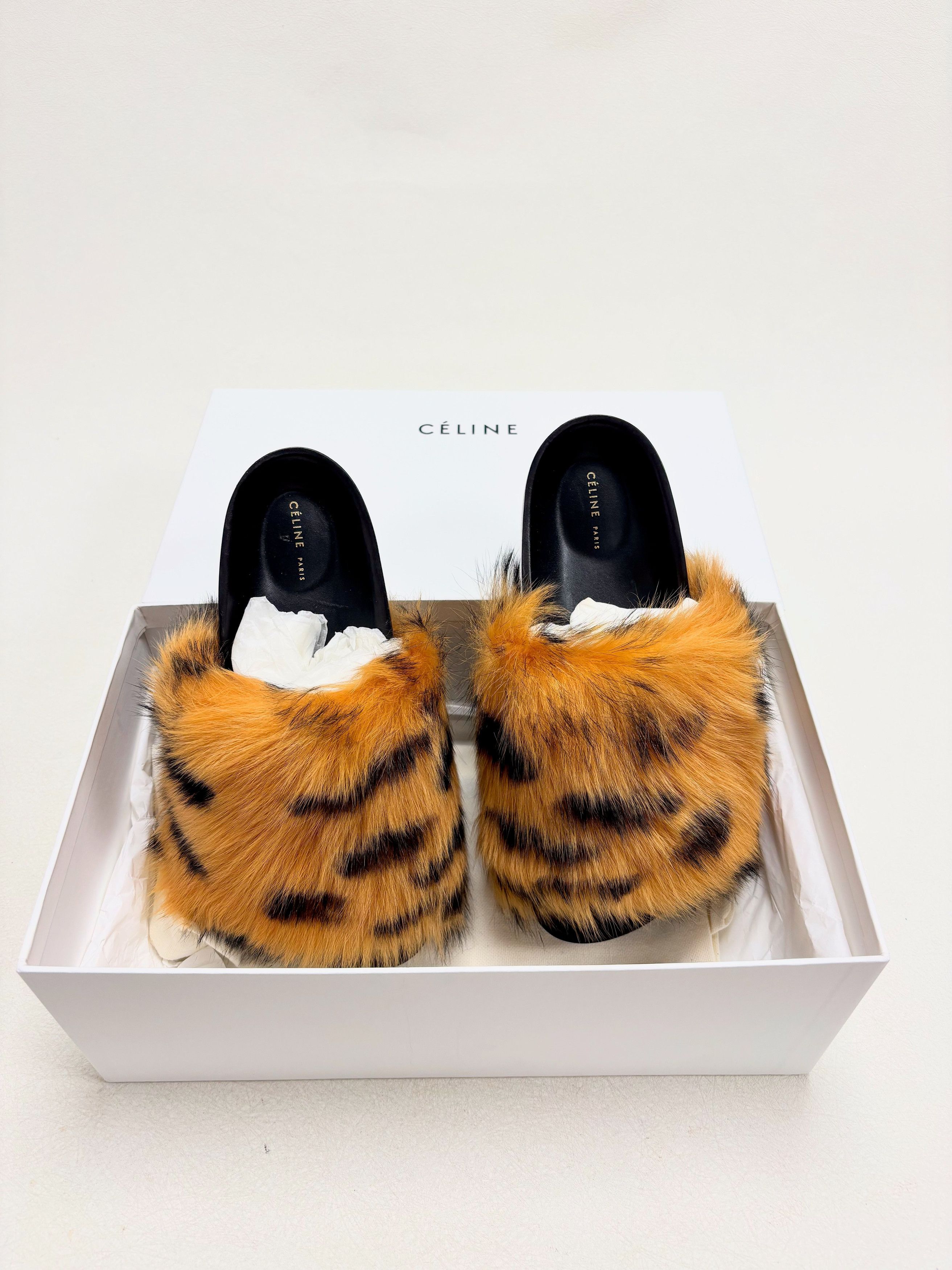 Celine CÉLINE Sandales Léopard Size US 6 / IT 36 - 6 Thumbnail