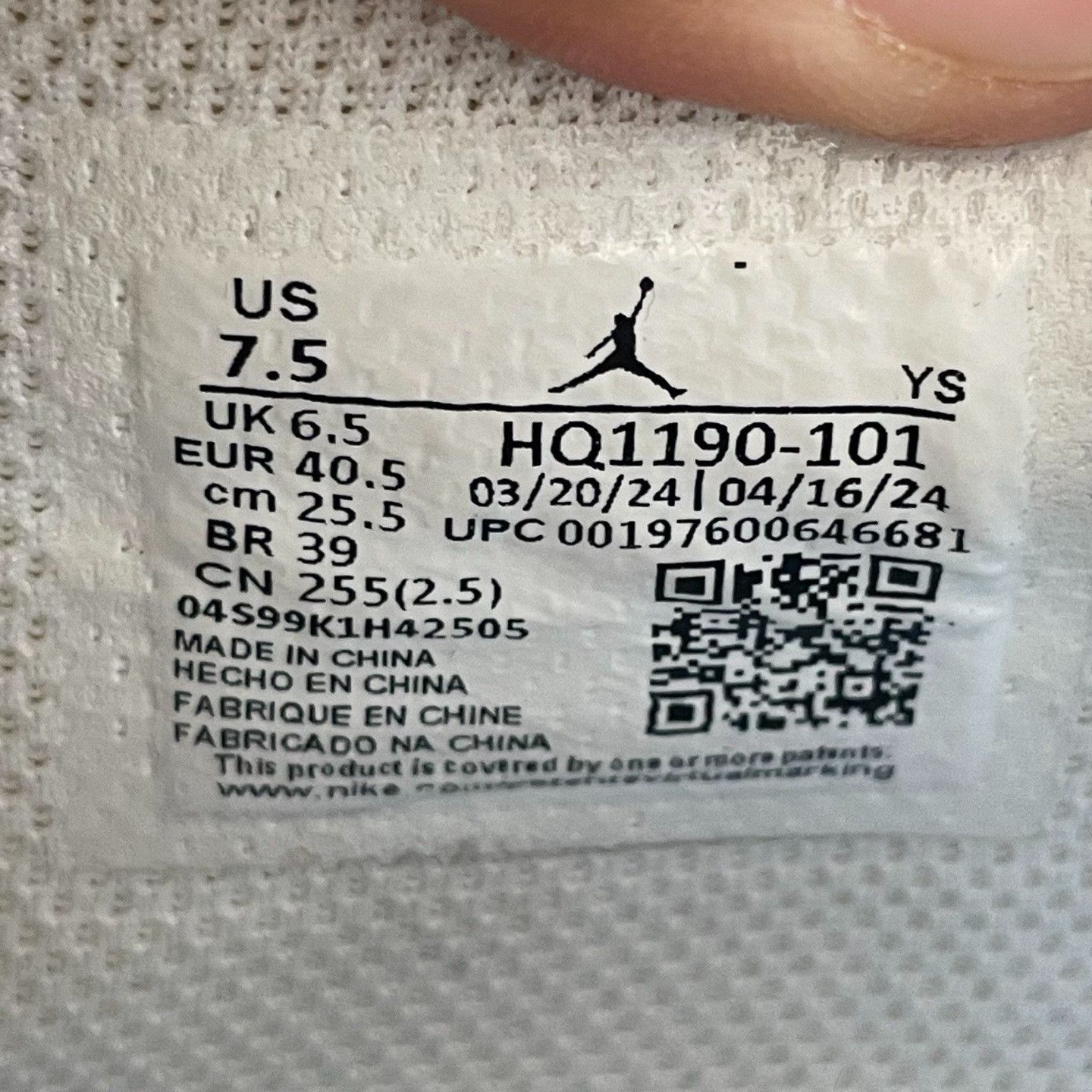 Nike Nike White Lowtop Sneakers 40 Men Size US 7.5 / EU 40-41 - 5 Thumbnail