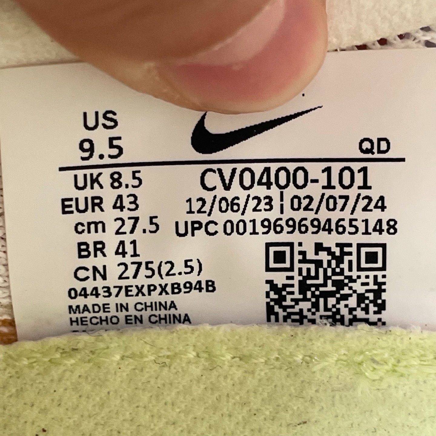 Nike Nike ZOOMX Pink Lowtop Sneakers 43 Men Size US 10 / EU 43 - 6 Thumbnail