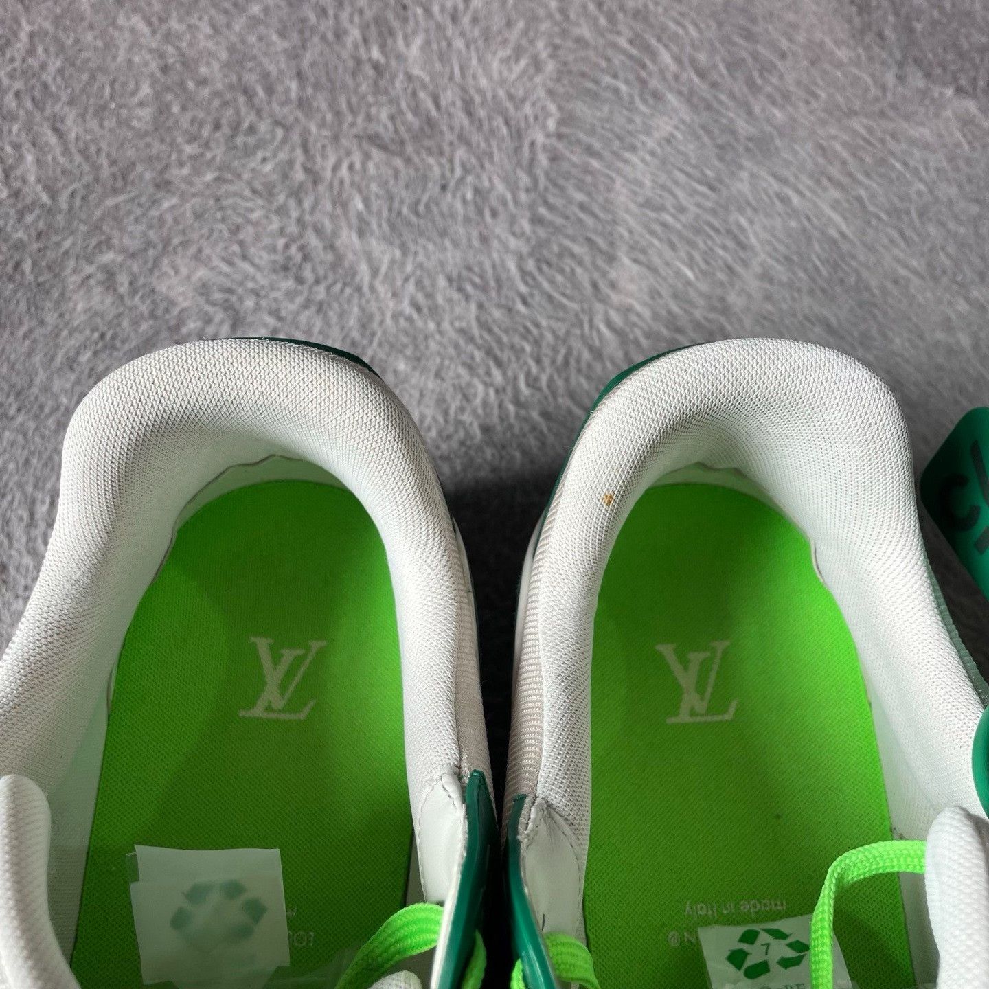Louis Vuitton Louis Vuitton Training Green Lowtop Sneakers 44 Men Size US 10.5 / EU 43-44 - 8 Thumbnail