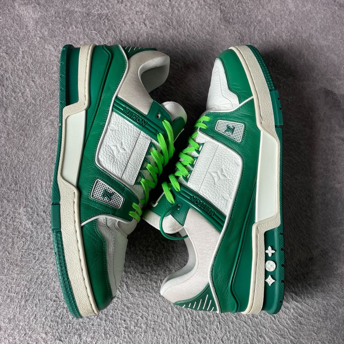 Louis Vuitton Louis Vuitton Training Green Lowtop Sneakers 44 Men Size US 10.5 / EU 43-44 - 7 Thumbnail